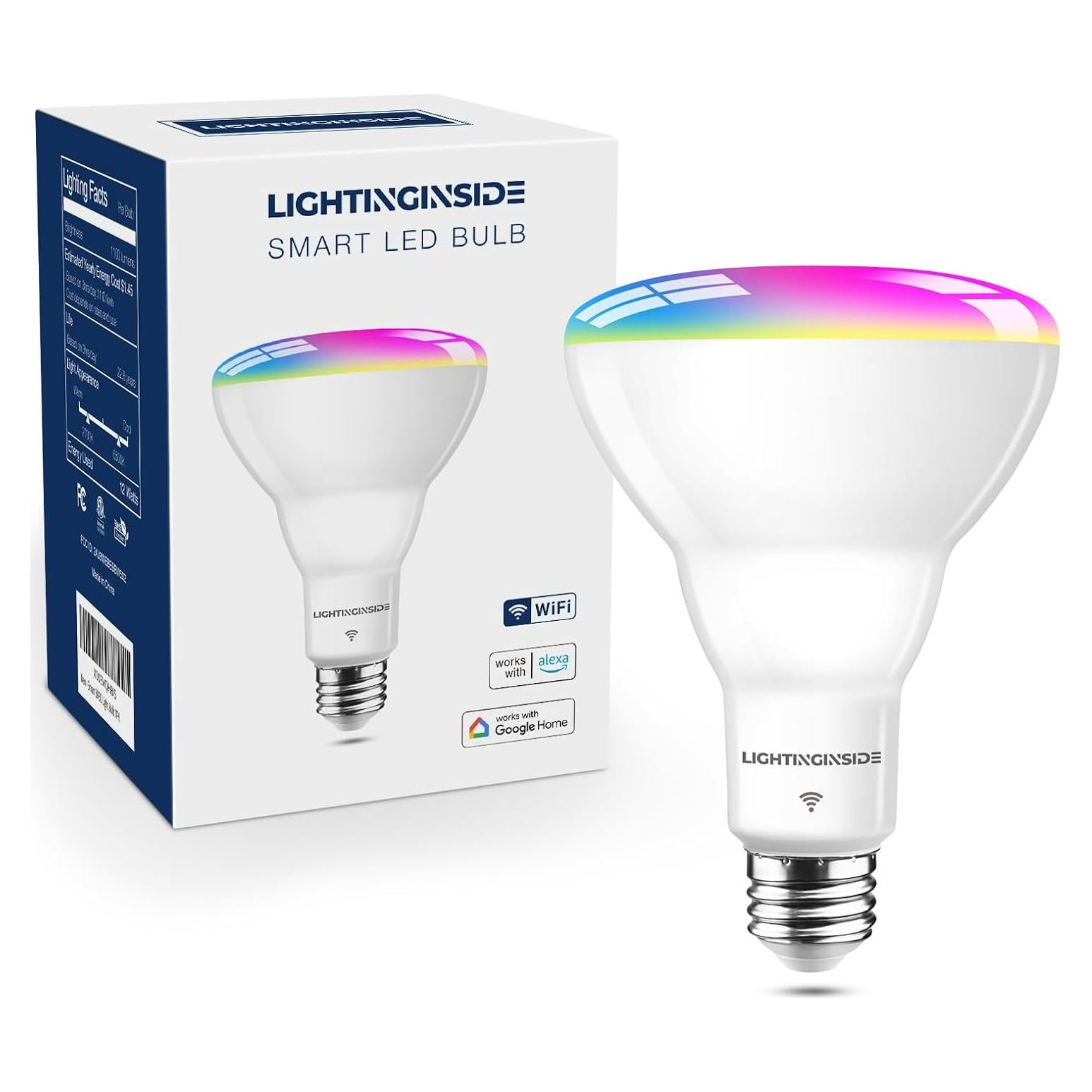 Bombilla Inteligente BR30 E26 12W RGBW 1100LM Control Alexa