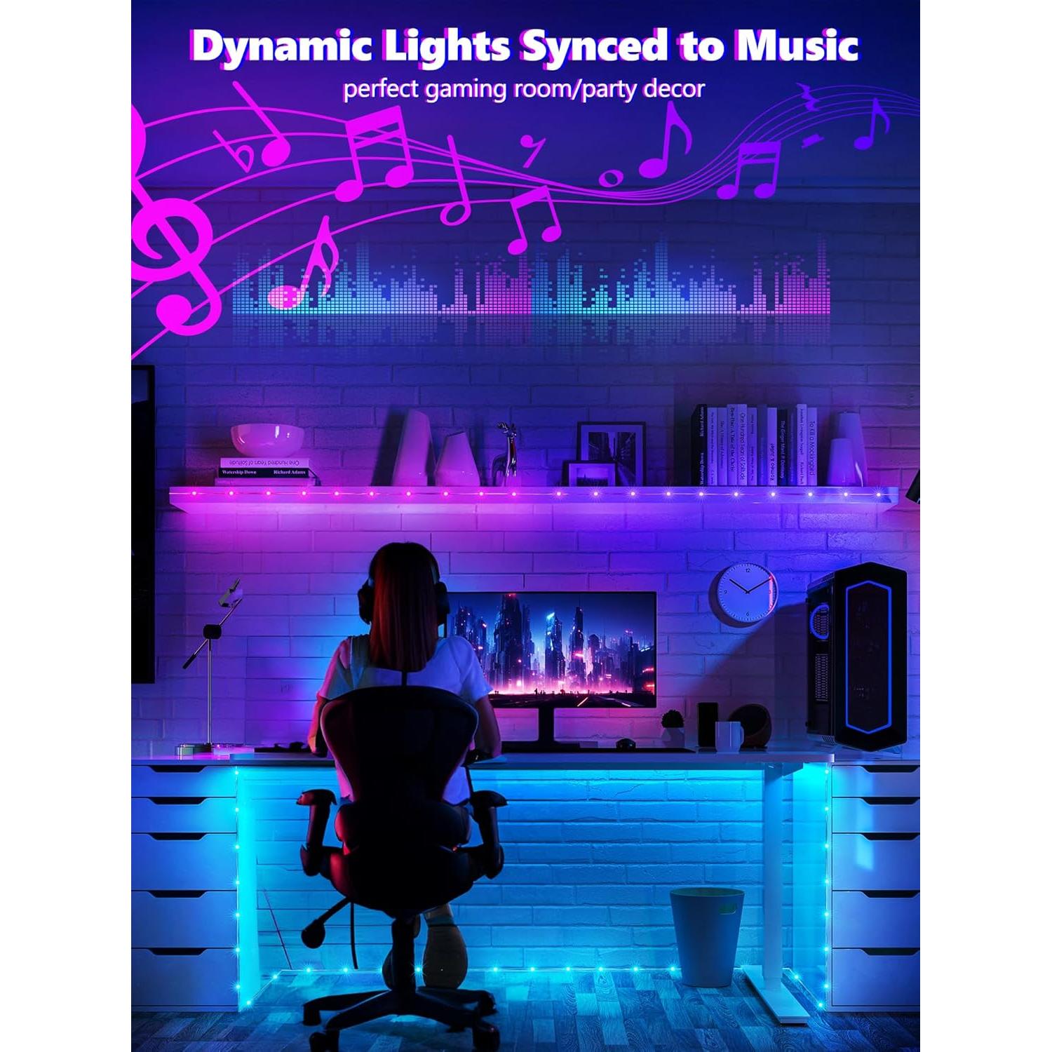 Luces de Hadas Inteligentes Brizled 10m 100 LED RGB USB