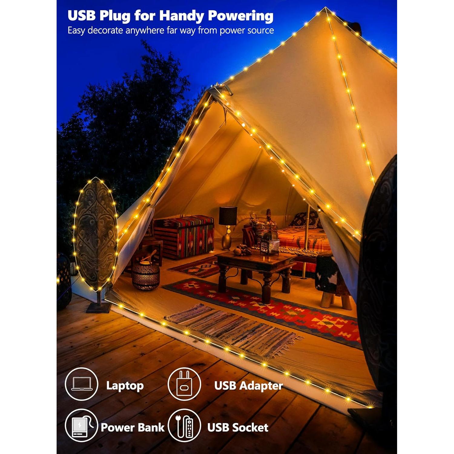 Luces de Hadas Inteligentes Brizled 10m 100 LED RGB USB