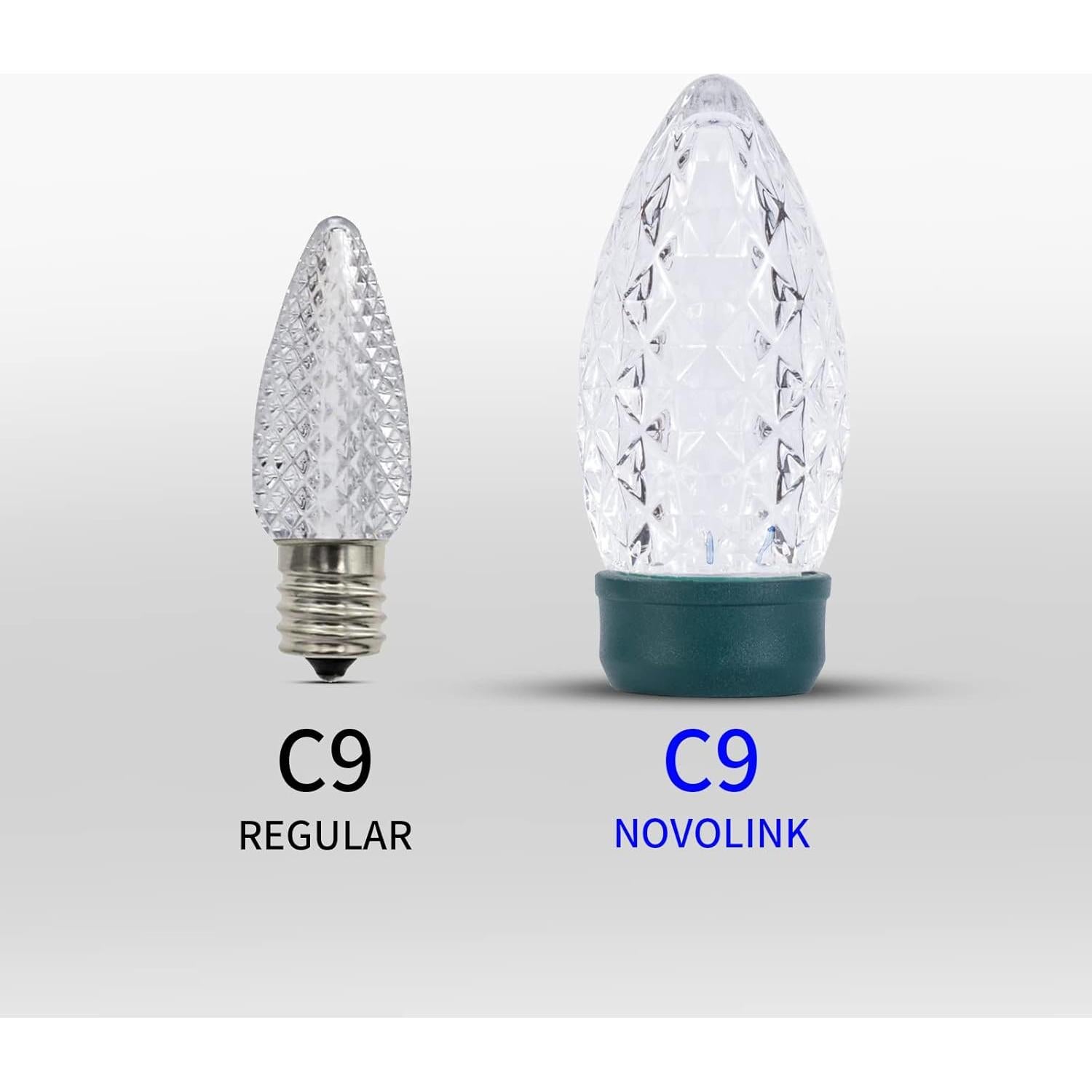 Luz de Cadena LED C9 RGB WiFi Novolink 12 Bombillas 3.35m