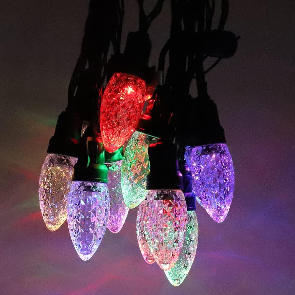 Luz de Cadena LED C9 RGB WiFi Novolink 12 Bombillas 3.35m