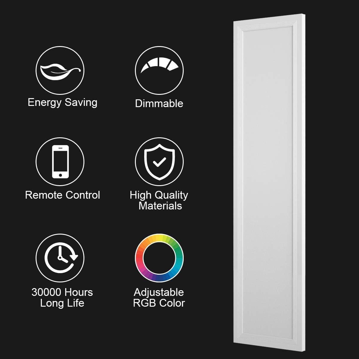 Luz de Techo LED Inteligente Tangkula 18W RGB Control APP