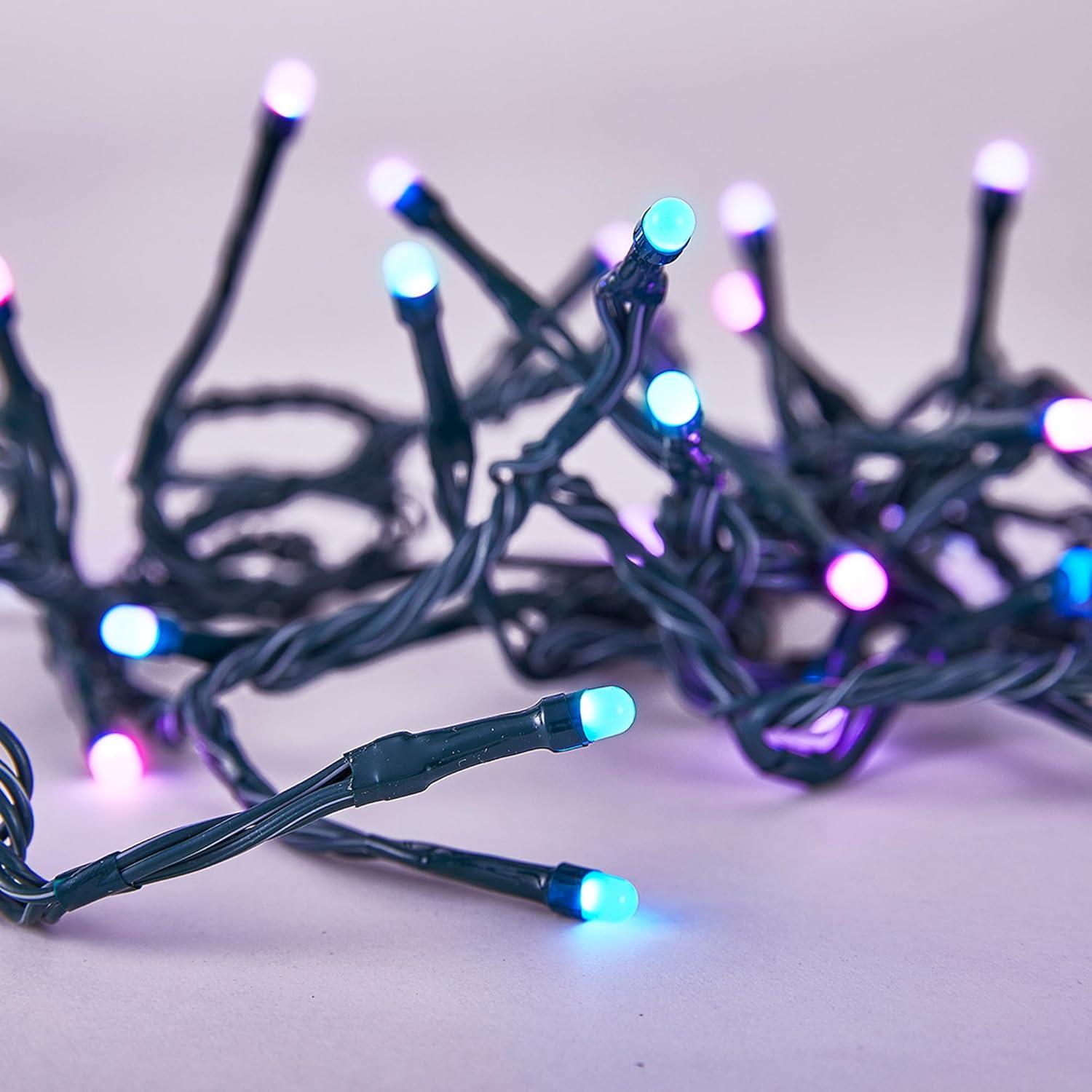 Cadenas de Luces LED RGB Home Heritage 16.3 pies para Interior/Exterior