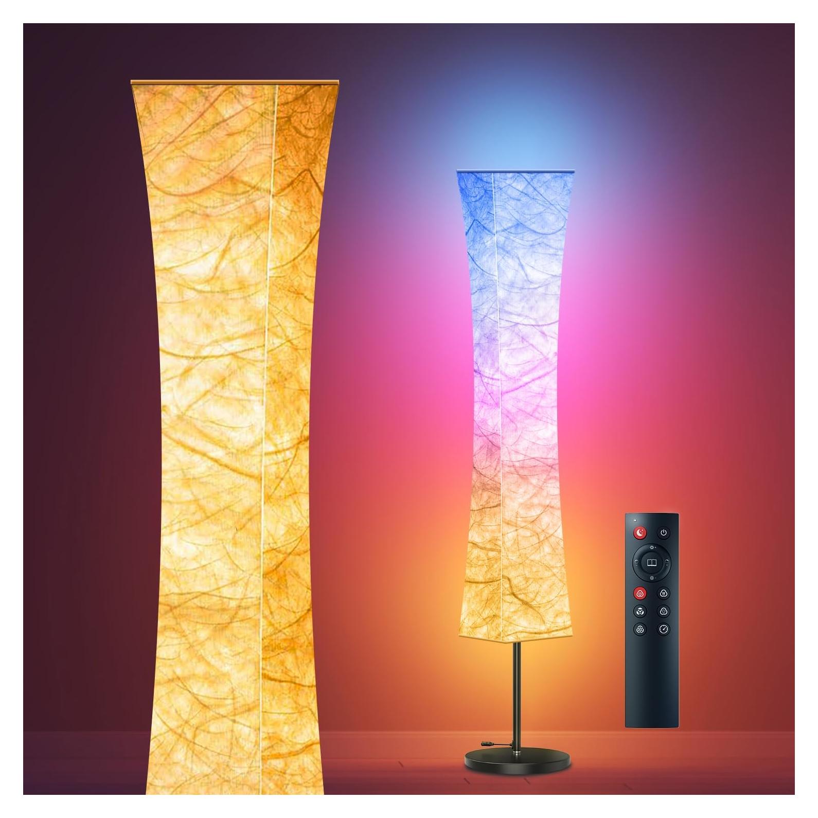 Lámpara de Pie LED BeaNet 150 cm RGB con Control Remoto