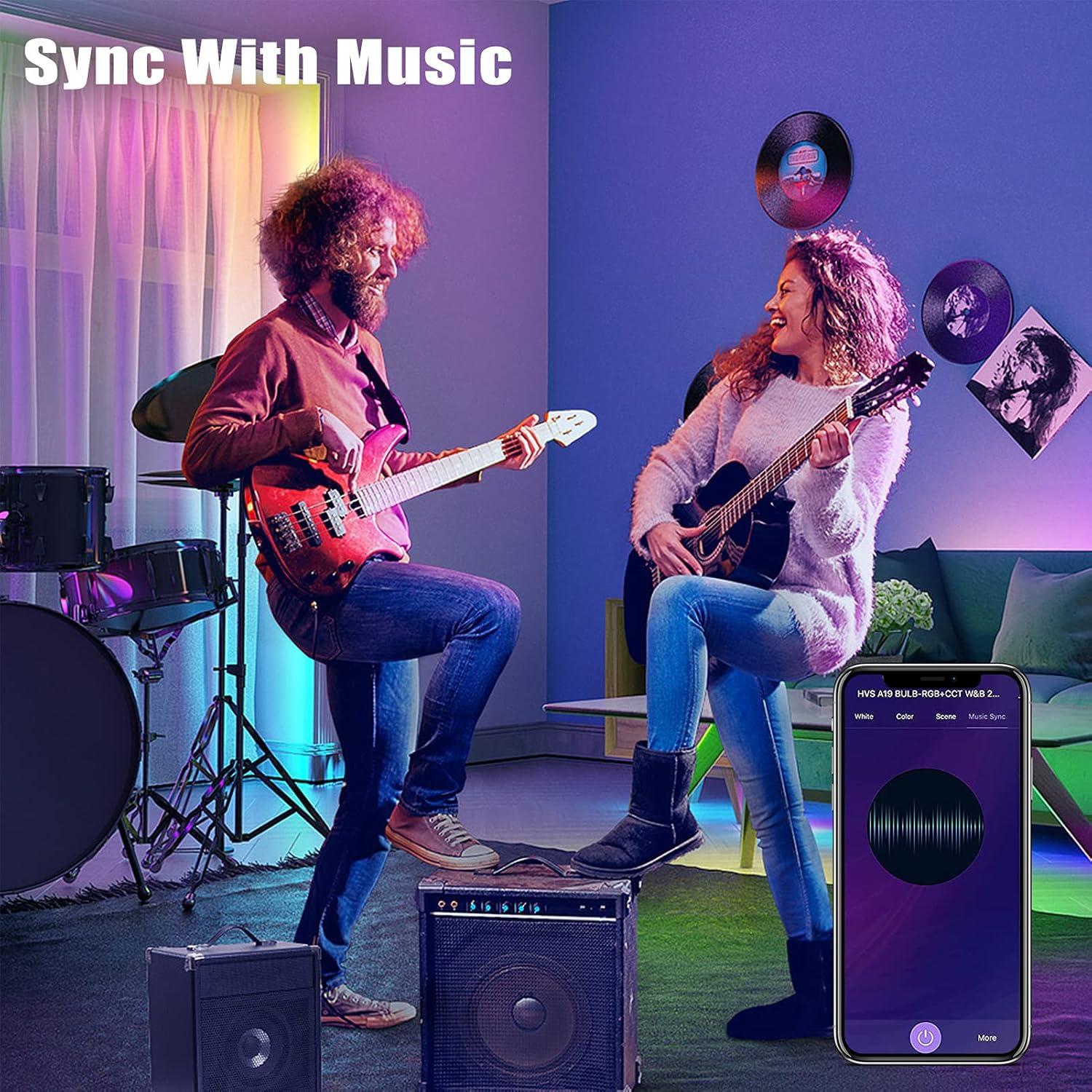 Bombilla Inteligente Homevenus HVS 9W RGBW E26 Regulable WiFi