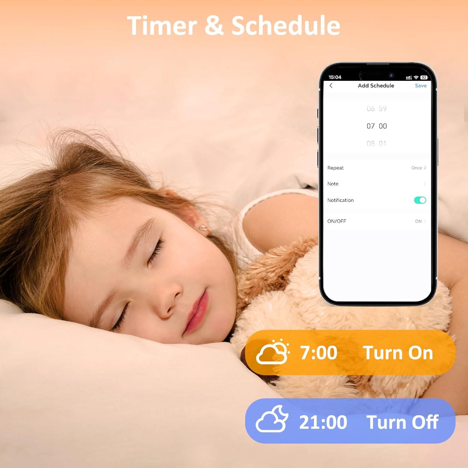 Downlight LED empotrado inteligente inShareplus 5W RGB 6 unidades