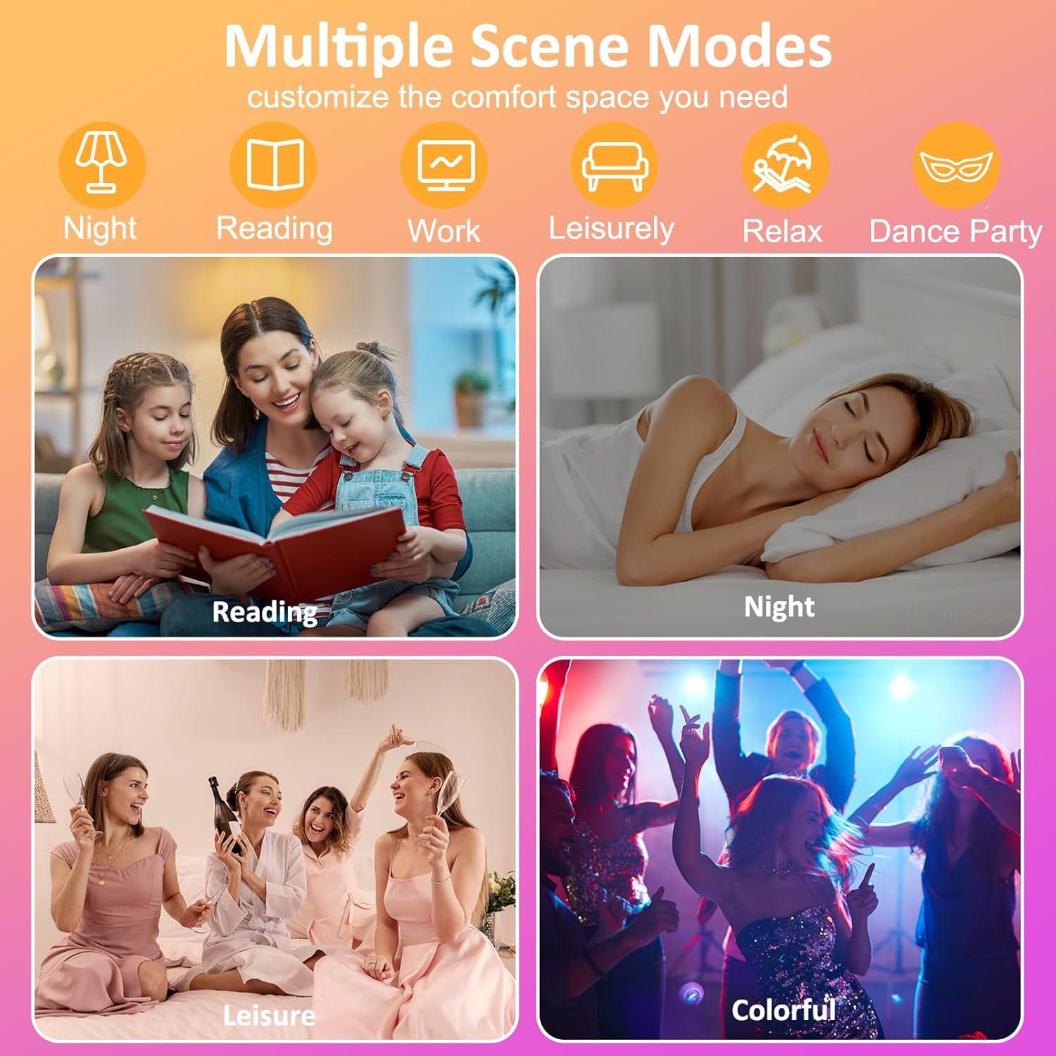 Downlight LED empotrado inteligente inShareplus 5W RGB 6 unidades