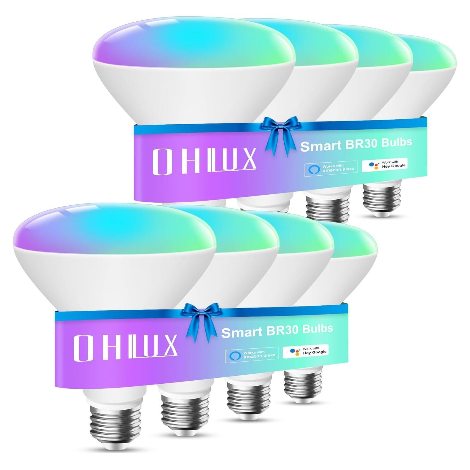 Bombillas LED Inteligentes OHLUX BR30 10W 900Lumen 8P