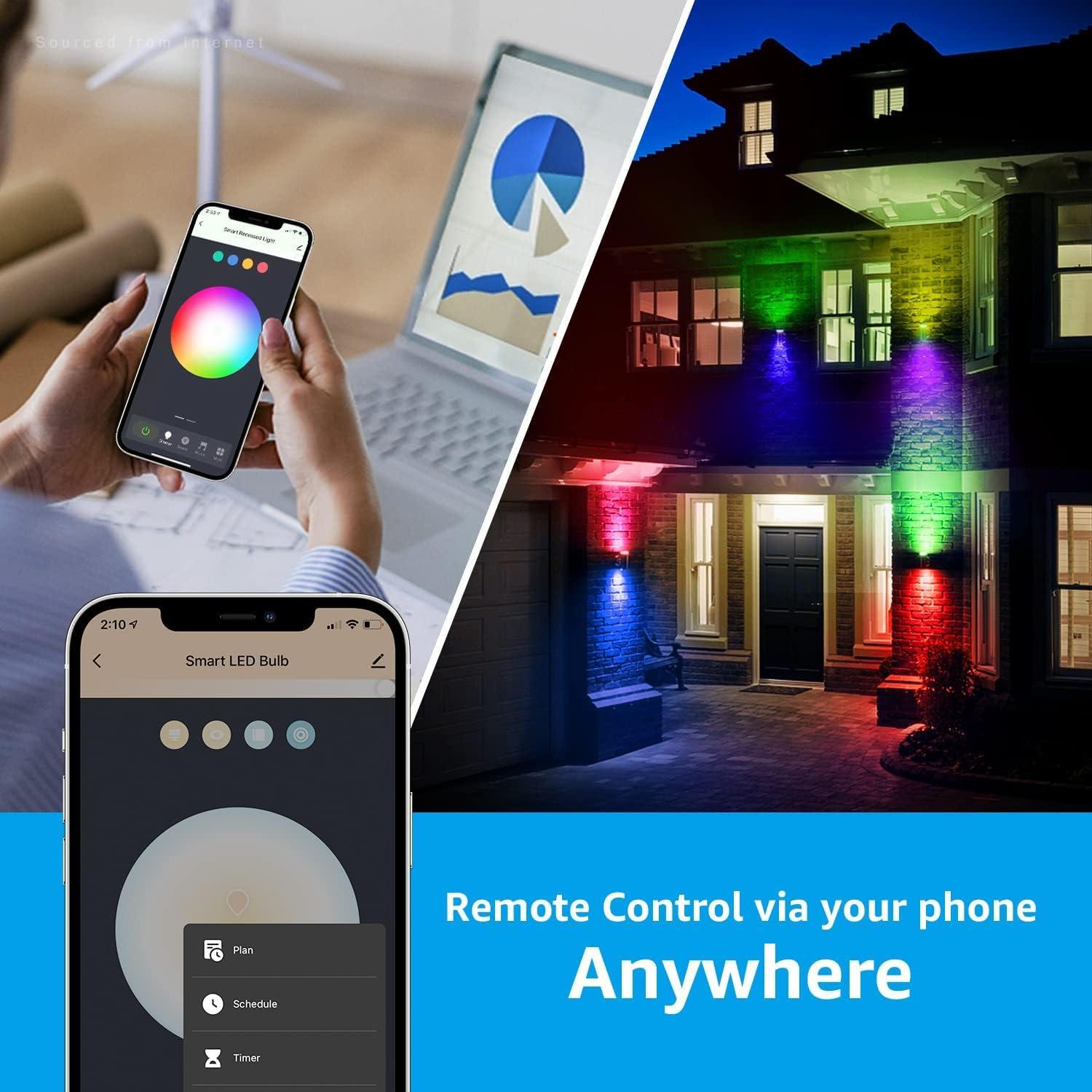 Bombilla LED Inteligente TORCHSTAR GU10 RGB 5W Regulable