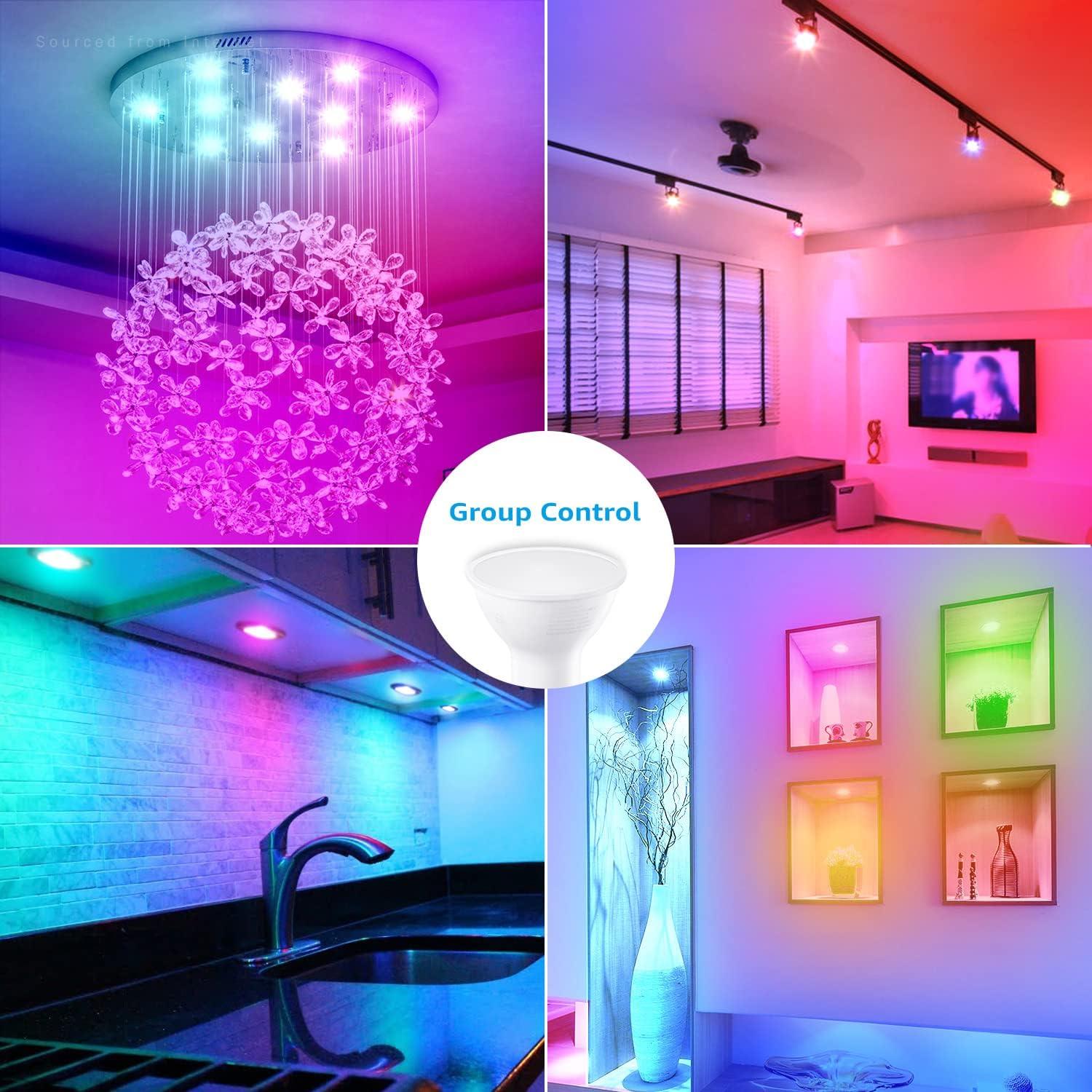 Bombilla LED Inteligente TORCHSTAR GU10 RGB 5W Regulable