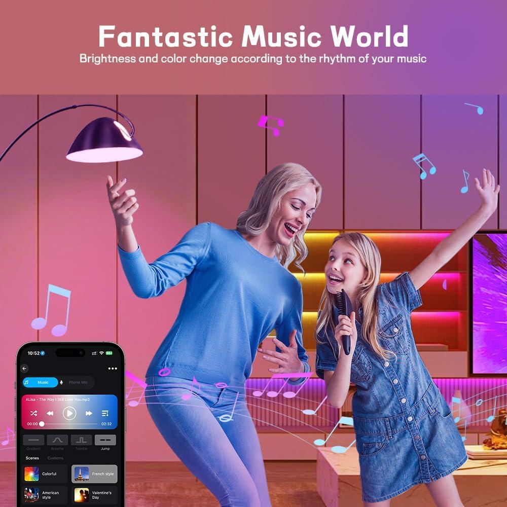 Bombilla LED Inteligente ZENGEE E26 A19 WiFi 9W RGB 2700K-6500K