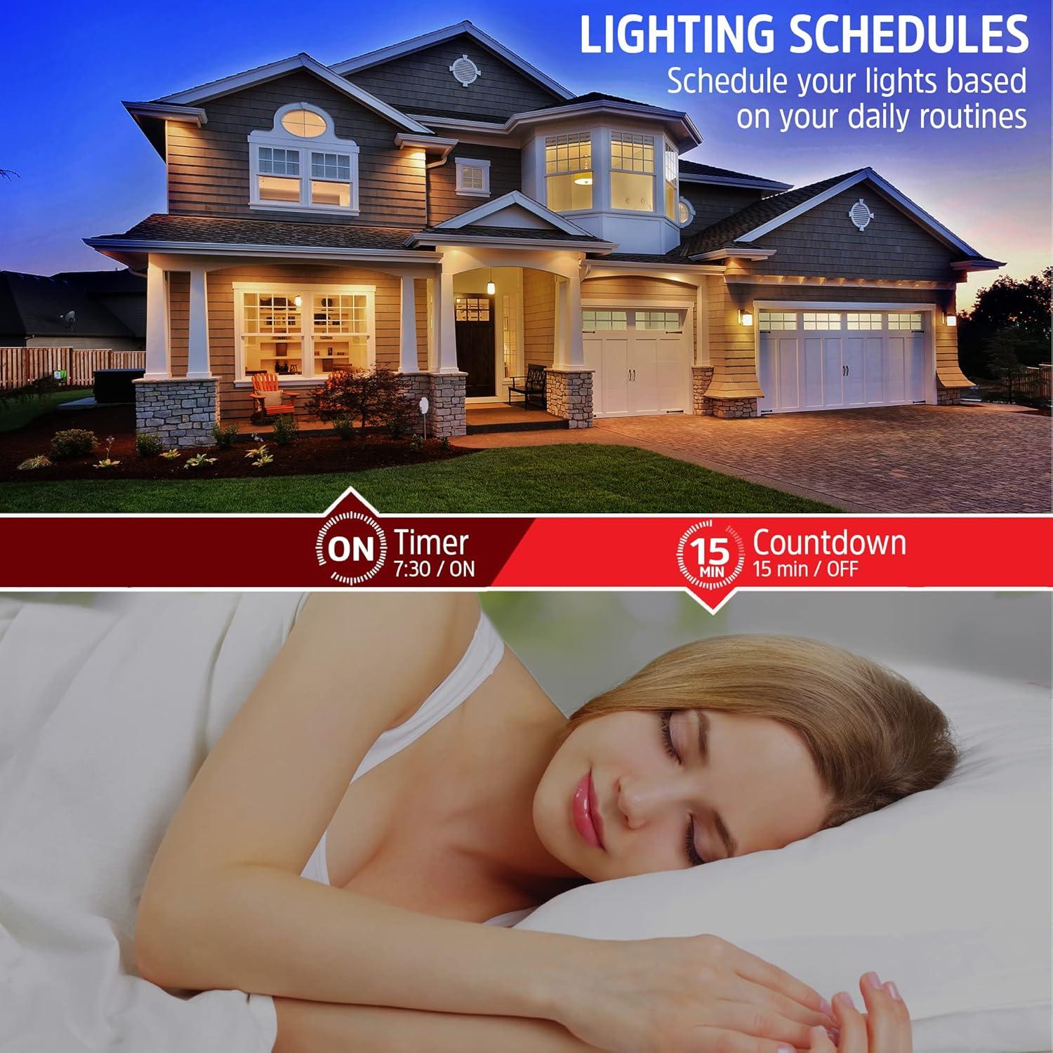 Bombilla LED Inteligente Energizer Connect A19 RGB - Paquete de 4