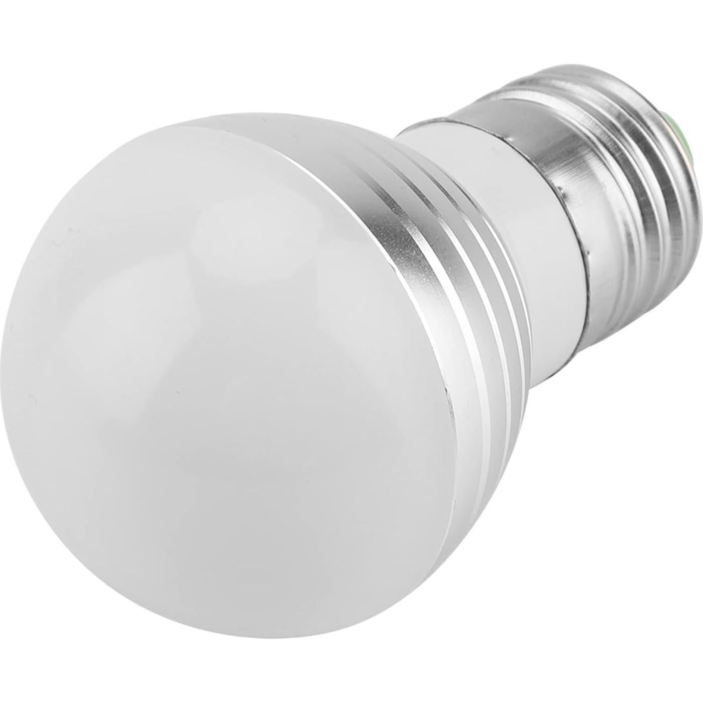 Bombilla LED E27 RGBW 3W Regulable con Control Remoto