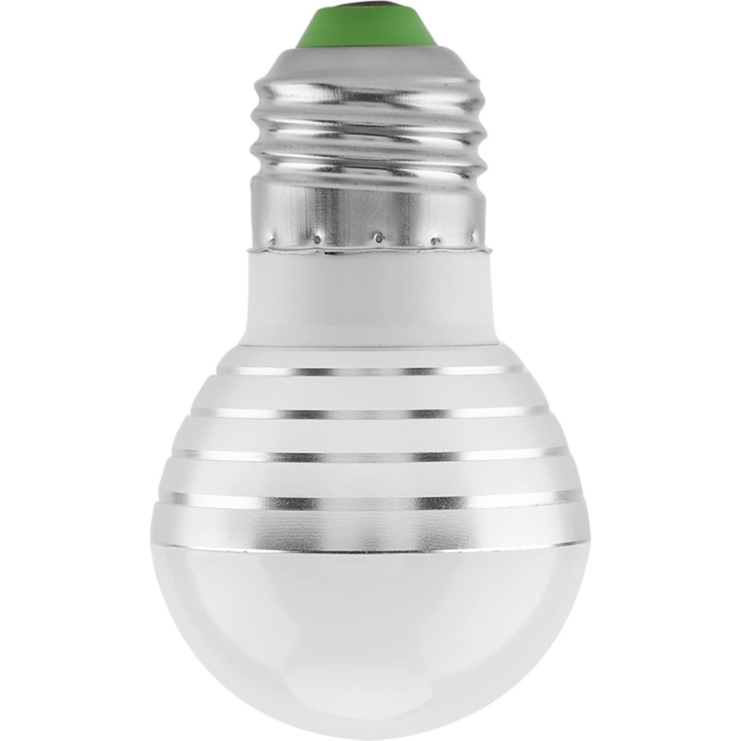 Bombilla LED E27 RGBW 3W Regulable con Control Remoto