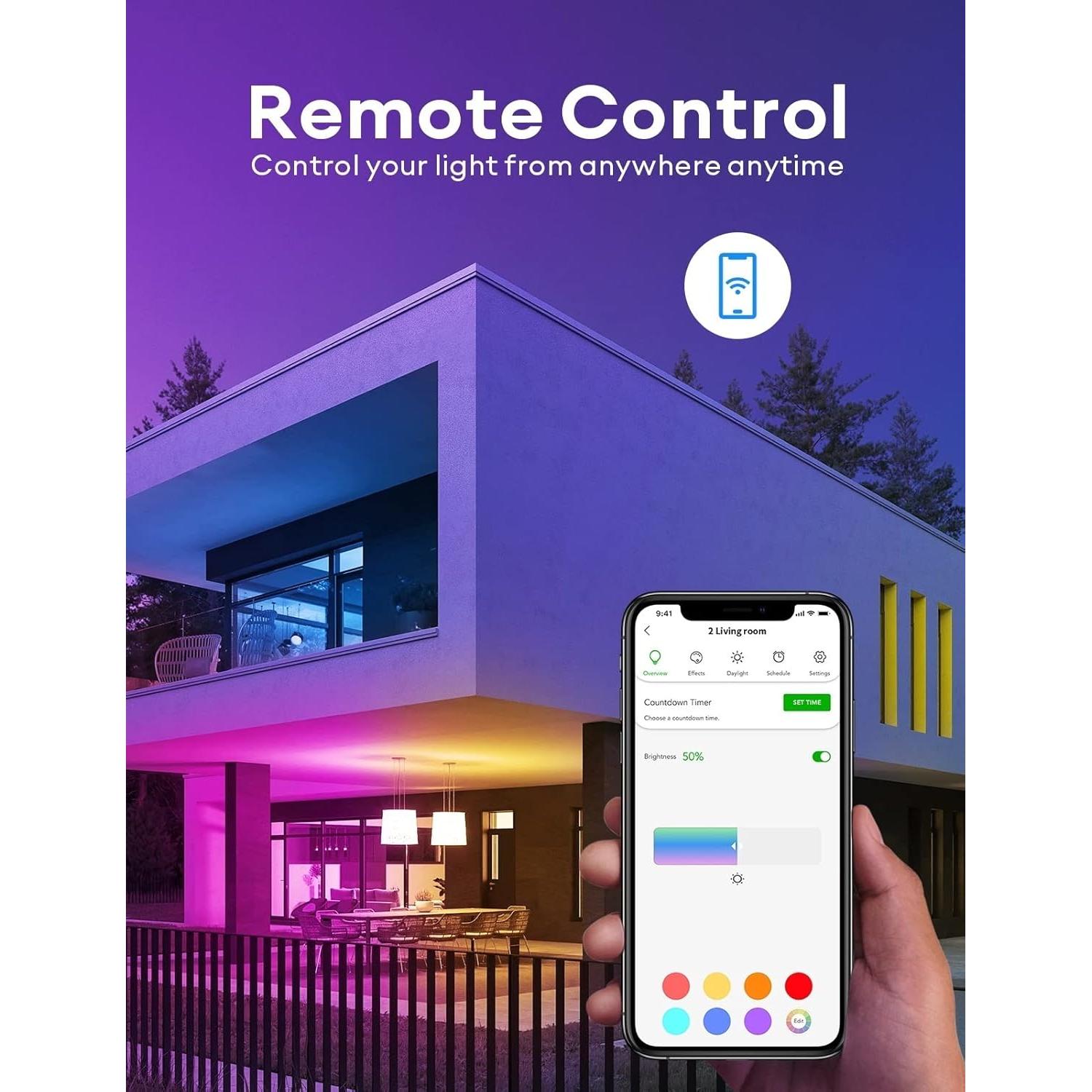 Bombillas Inteligentes VOCOlinc BR30 LED WiFi RGBW 9.5W 2 Piezas