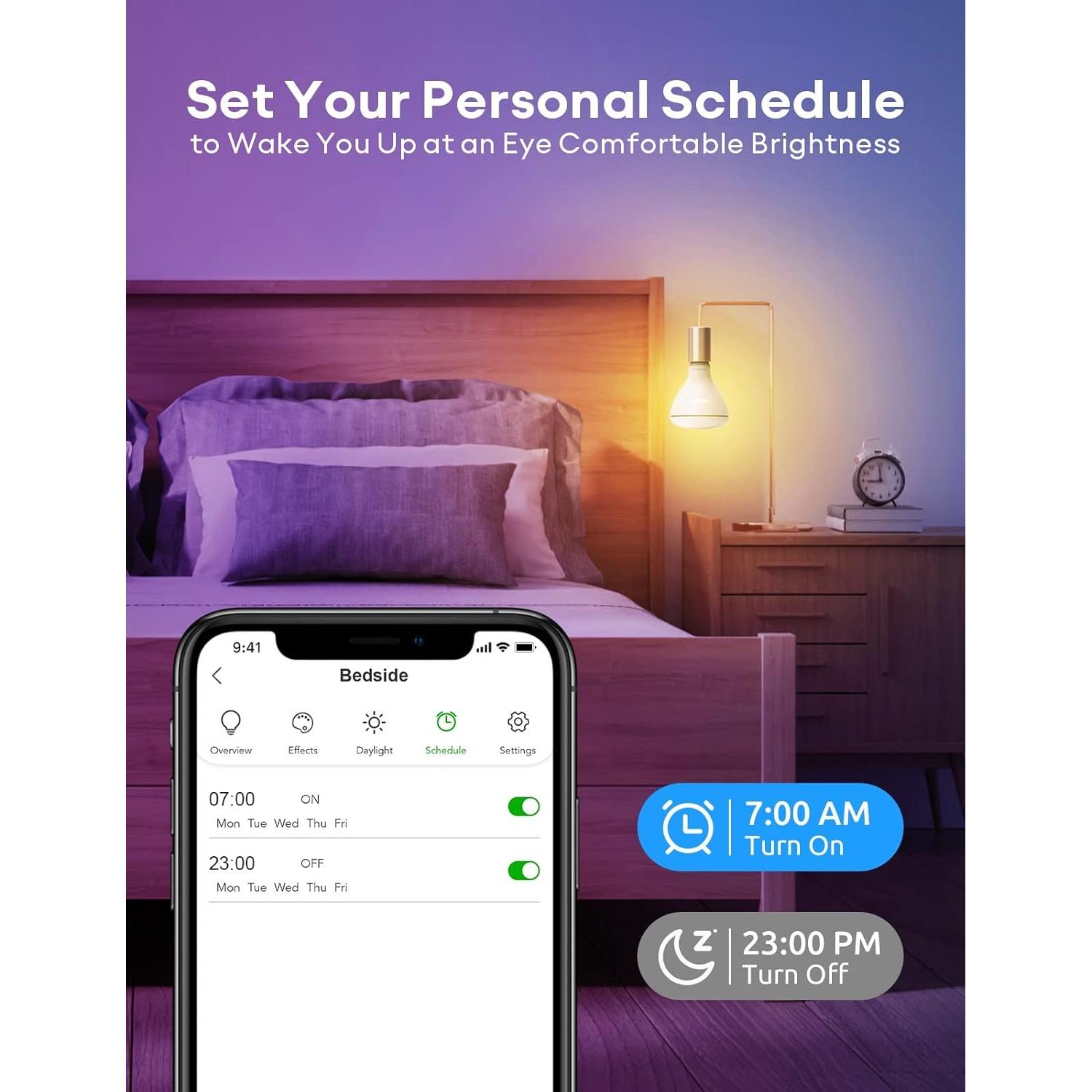 Bombillas Inteligentes VOCOlinc BR30 LED WiFi RGBW 9.5W 2 Piezas