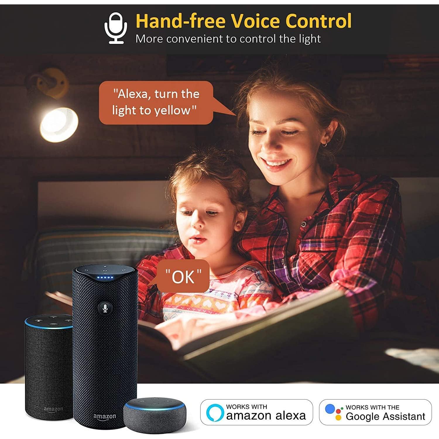 Bombillas Inteligentes KHSUIN A19 16W RGB 1600LM 2 Paquetes