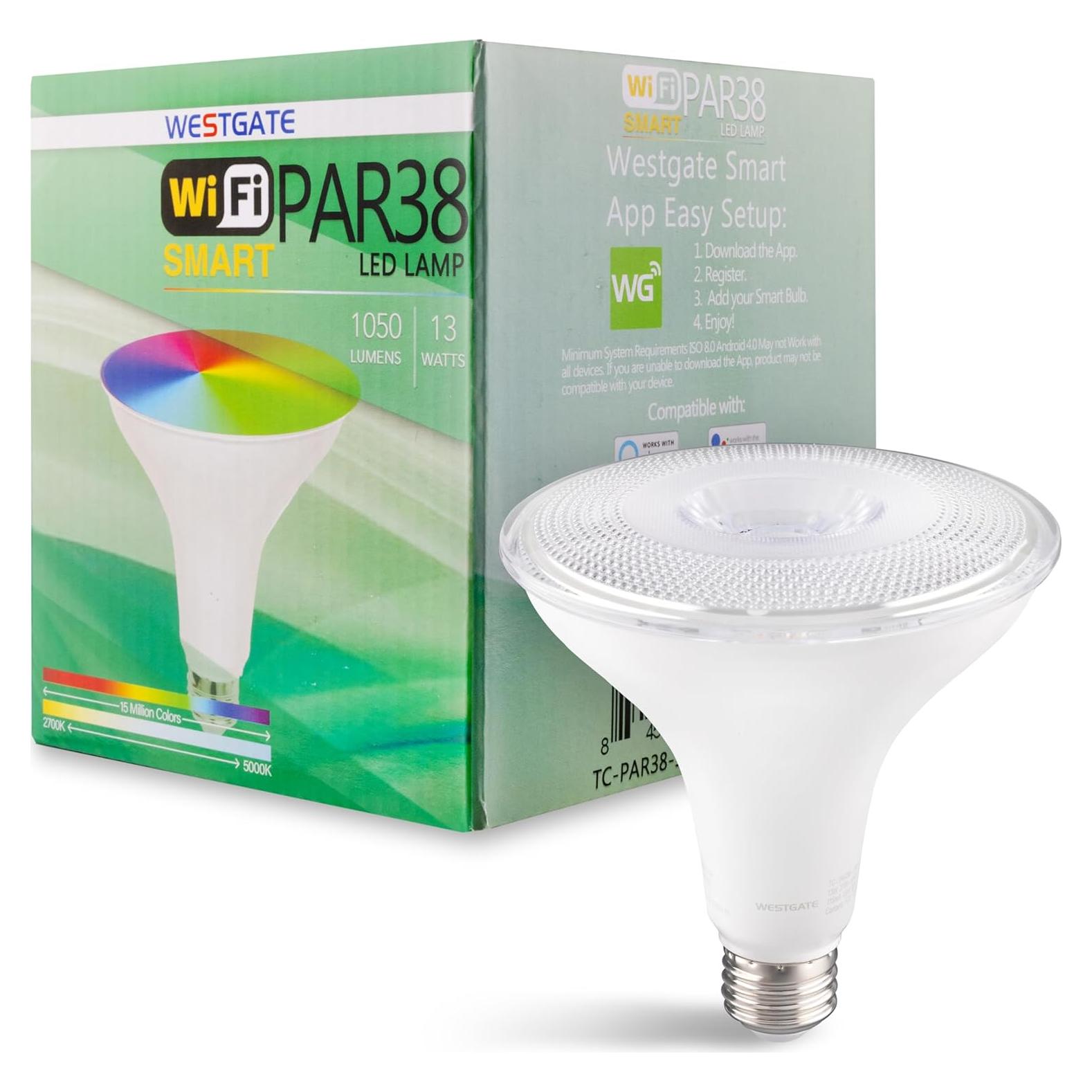 Lámpara LED Inteligente Westgate TC-PAR38 E26 13W RGB