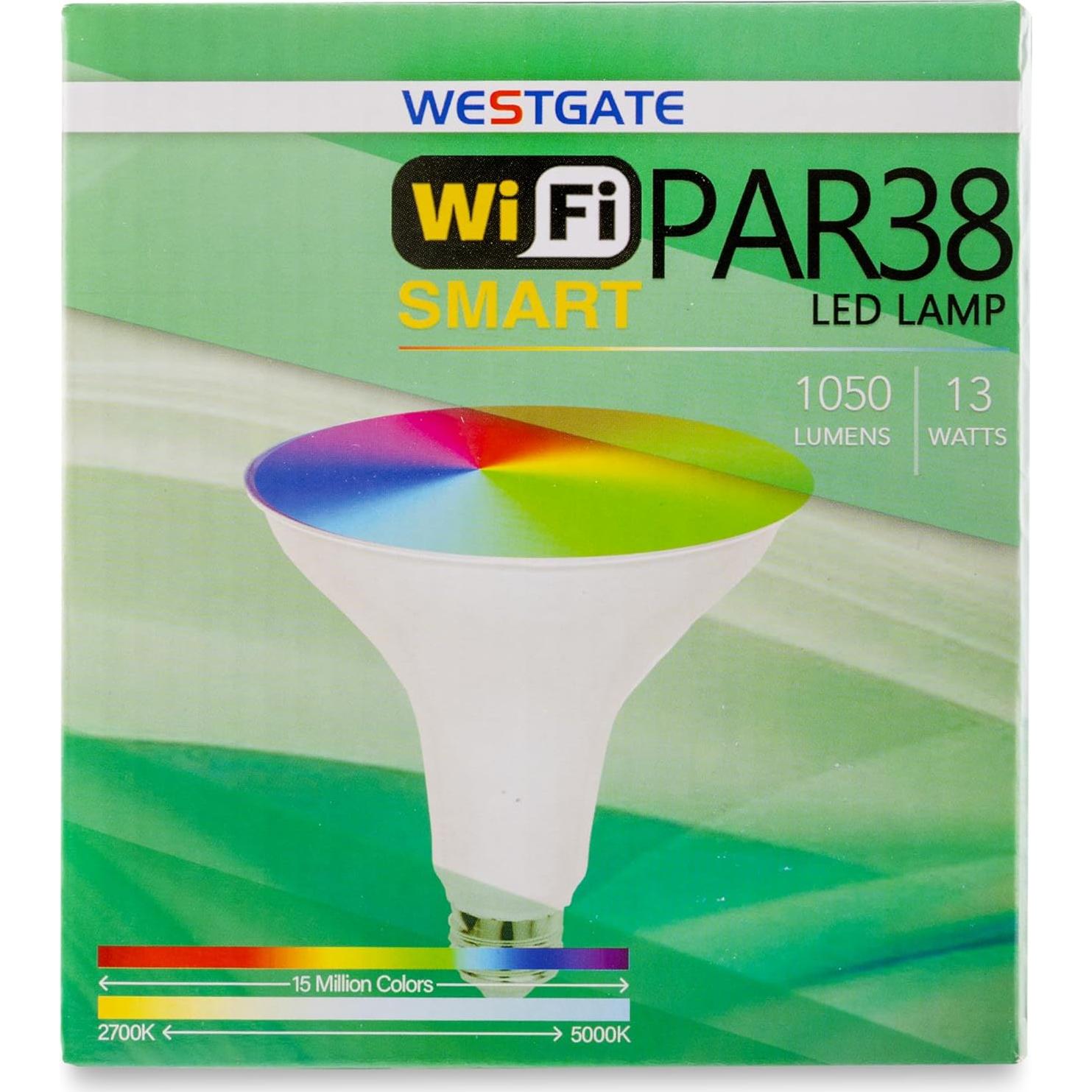 Lámpara LED Inteligente Westgate TC-PAR38 E26 13W RGB