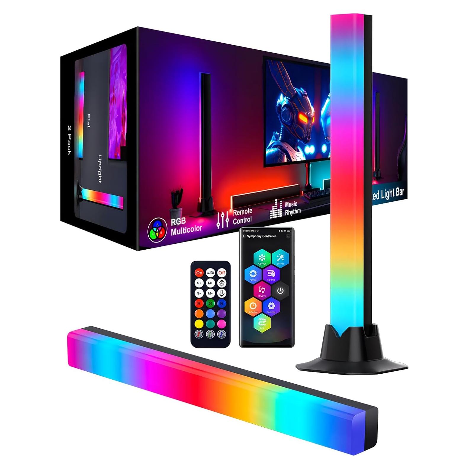 Barra de Luz LED RGB Eastfine DX21005-01, Control APP, USB