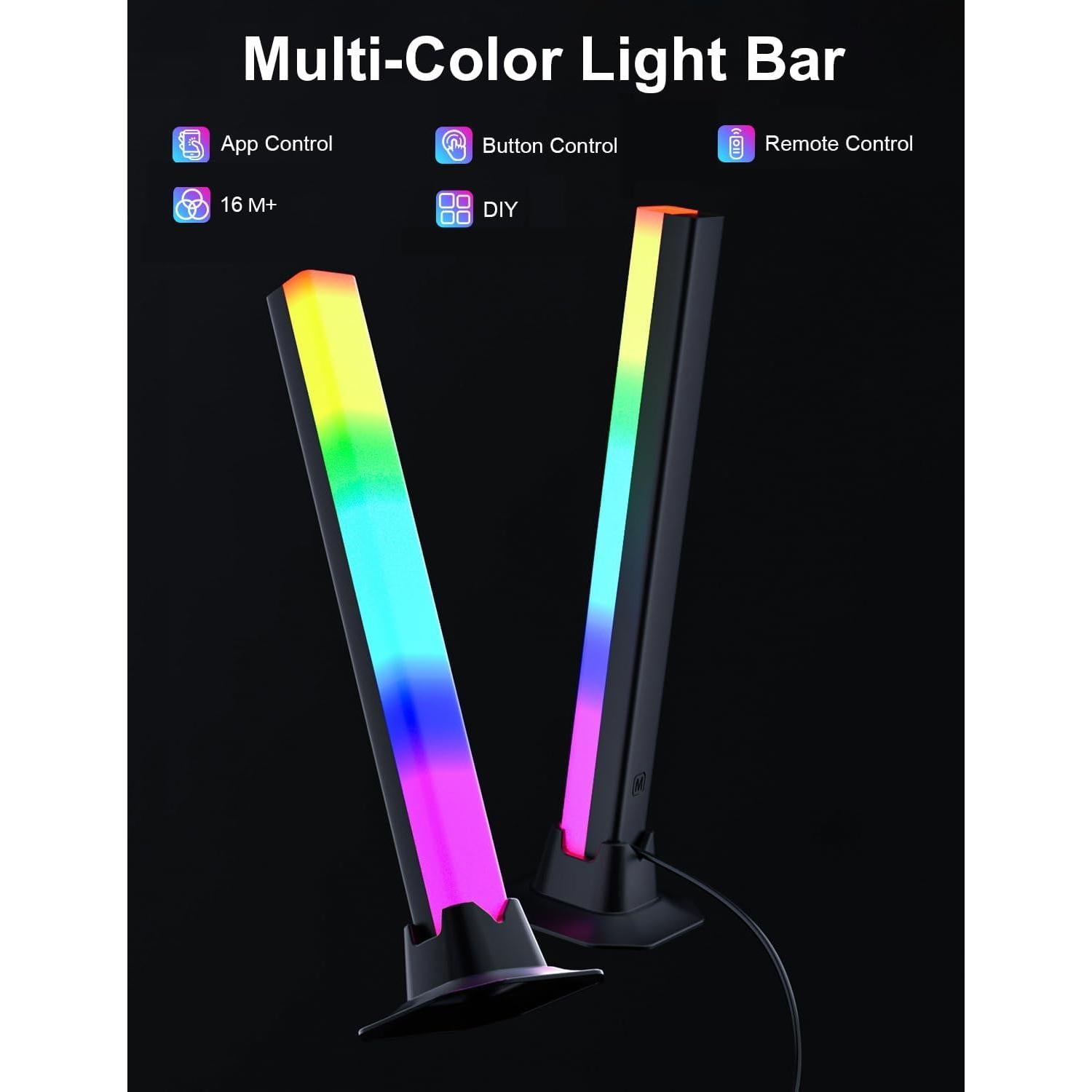 Barra de Luz LED RGB Eastfine DX21005-01, Control APP, USB