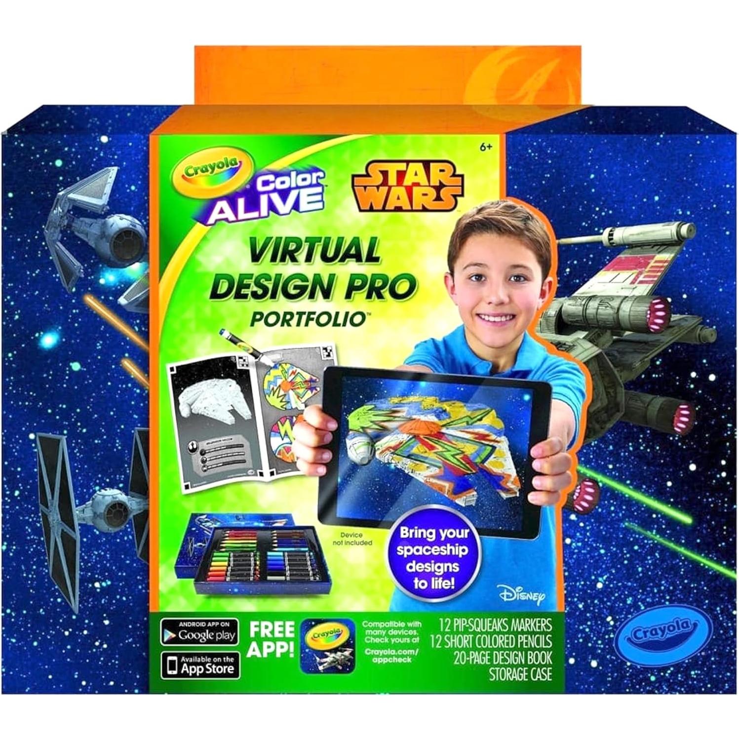 Portafolio de Diseño Virtual Crayola Star Wars 20 Páginas