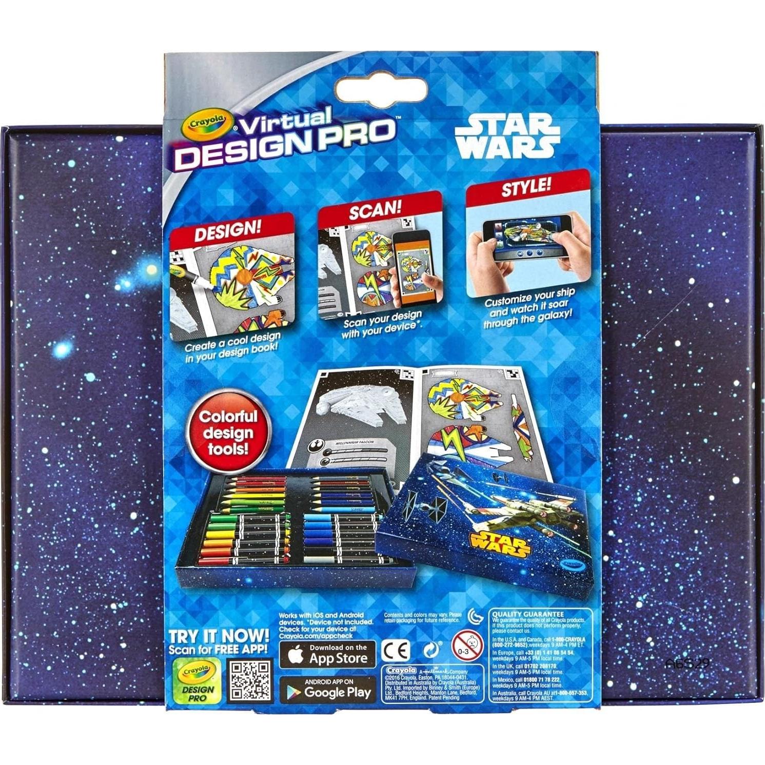 Portafolio de Diseño Virtual Crayola Star Wars 20 Páginas