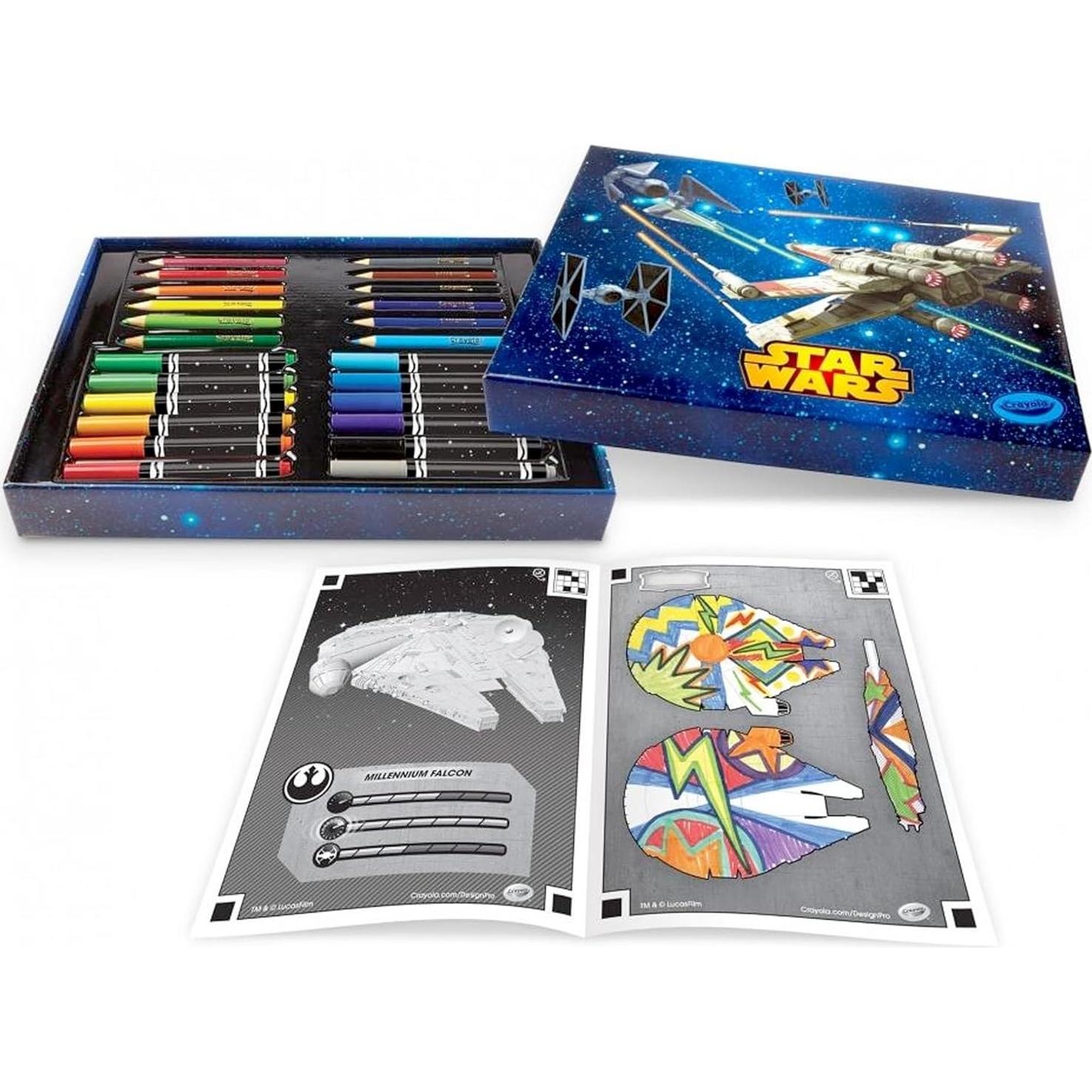Portafolio de Diseño Virtual Crayola Star Wars 20 Páginas