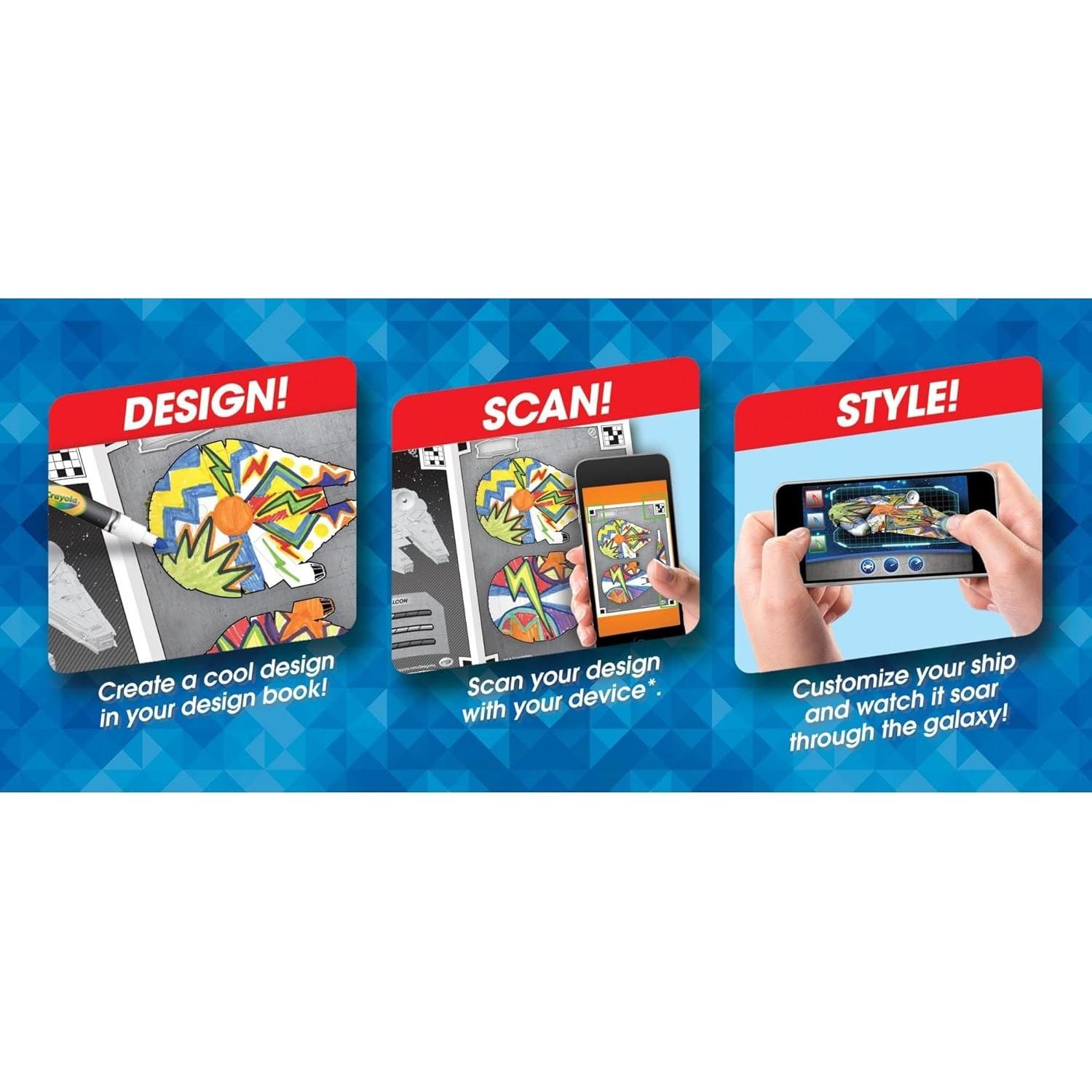 Portafolio de Diseño Virtual Crayola Star Wars 20 Páginas