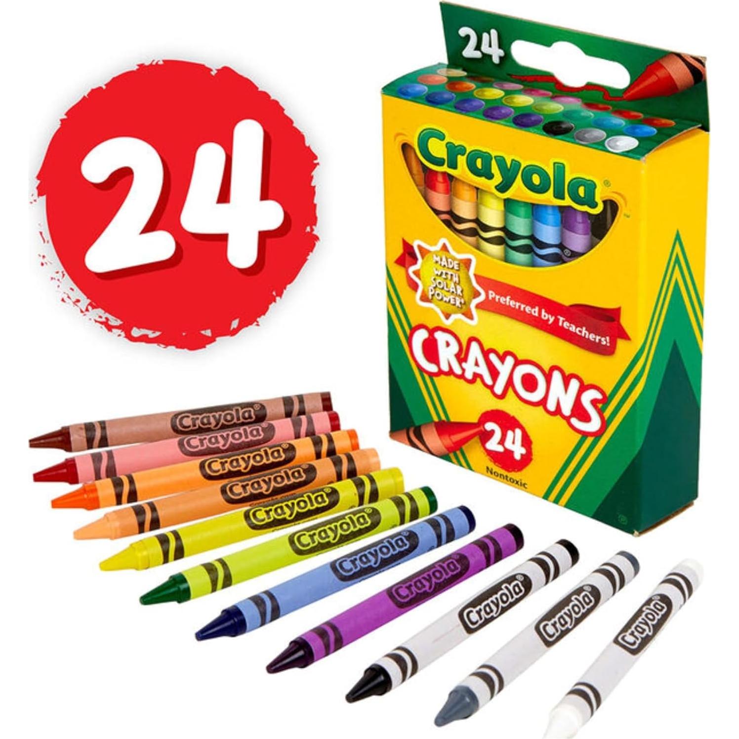 Paquete de 3 Crayones Crayola 24 Colores Multicolor