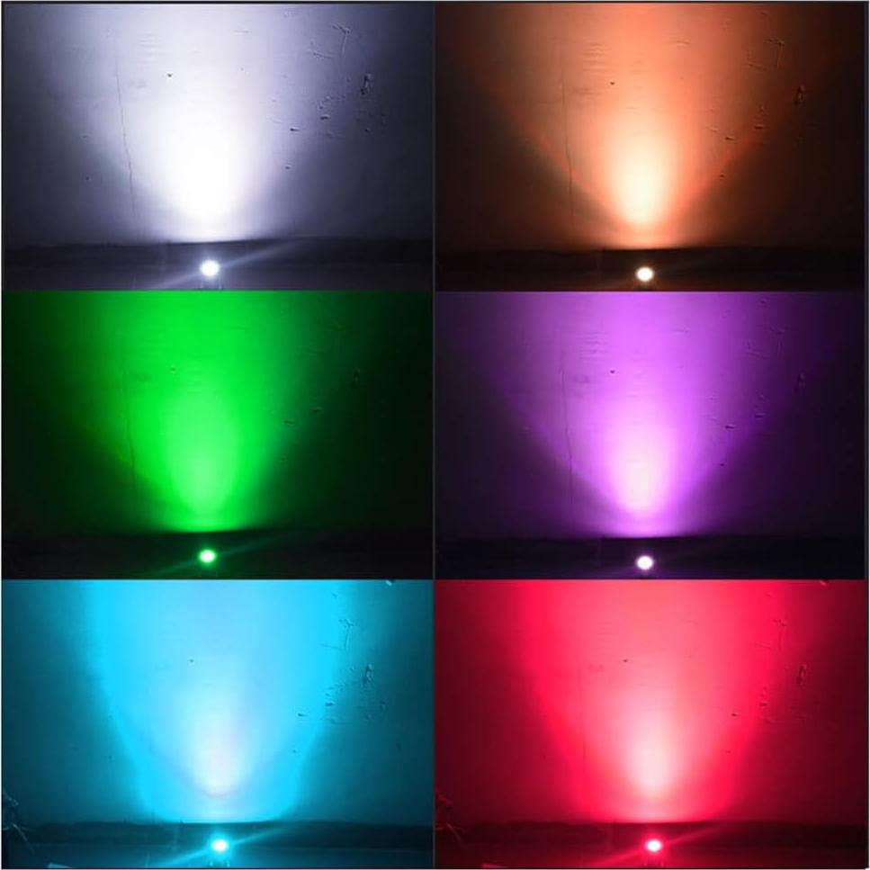 Bombillas LED RGBW 3W E26 con Control Remoto - Paquete de 4