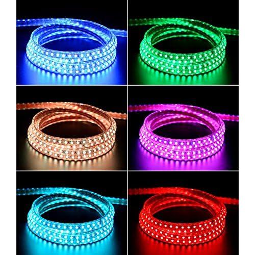 Tira de Luz LED RGB KERTME 10m Impermeable Control Remoto