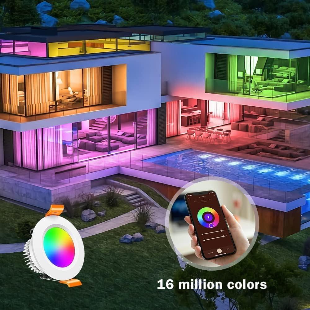 Downlight LED empotrado inShareplus 5W WiFi regulable 2700-6500K