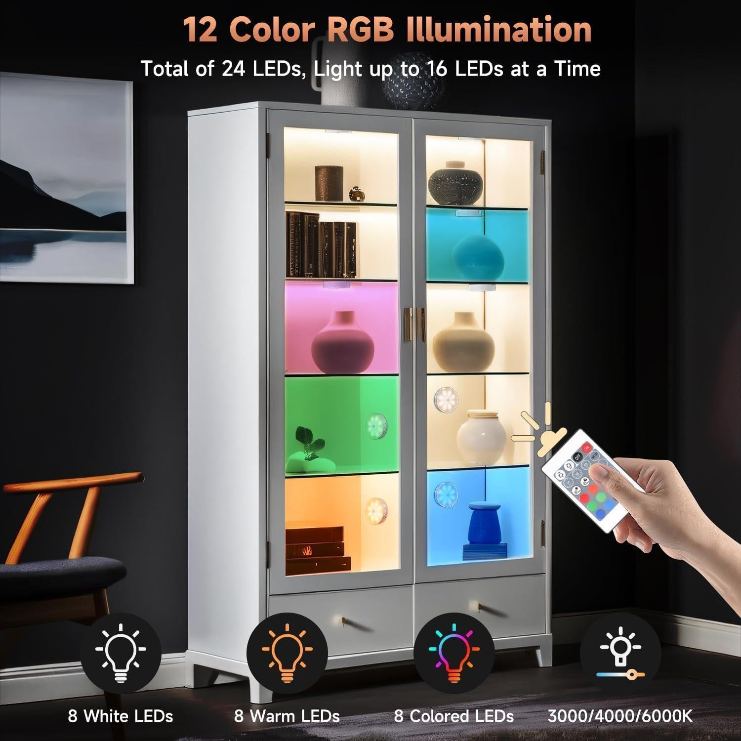 Luces LED Bajo Gabinete Electight con Sensor de Movimiento 1000mAh