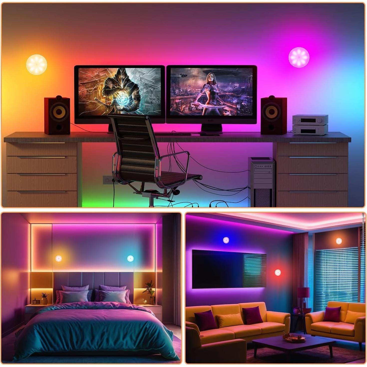 Luces LED Bajo Gabinete Electight con Sensor de Movimiento 1000mAh