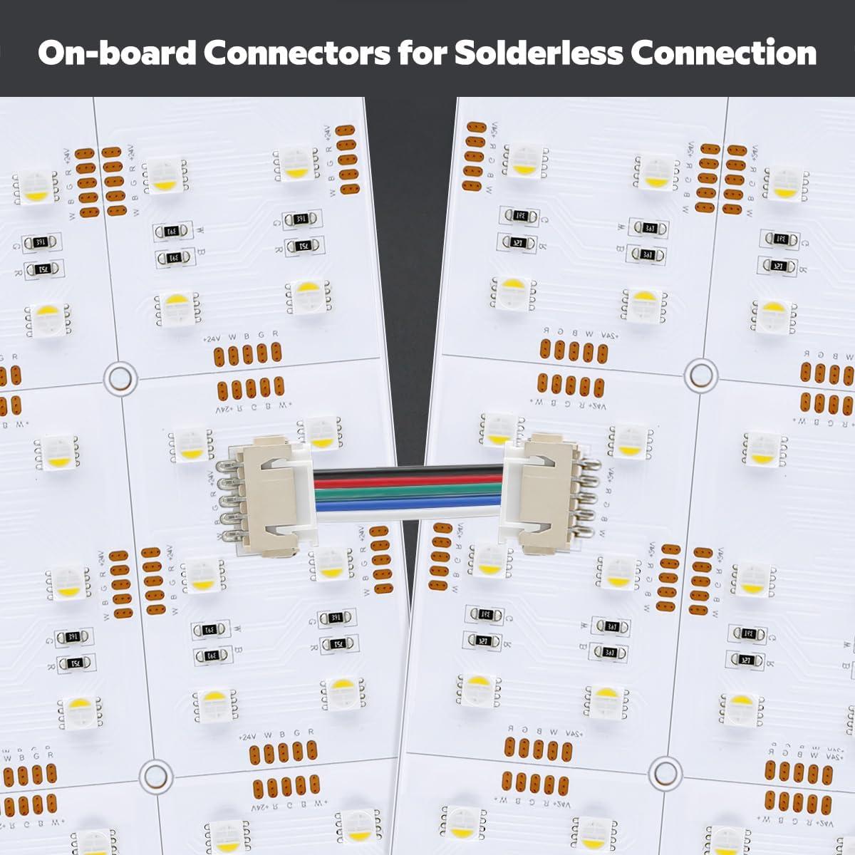 Hoja LED RGBW Regulable 24V 480x240mm SuperlightingLED