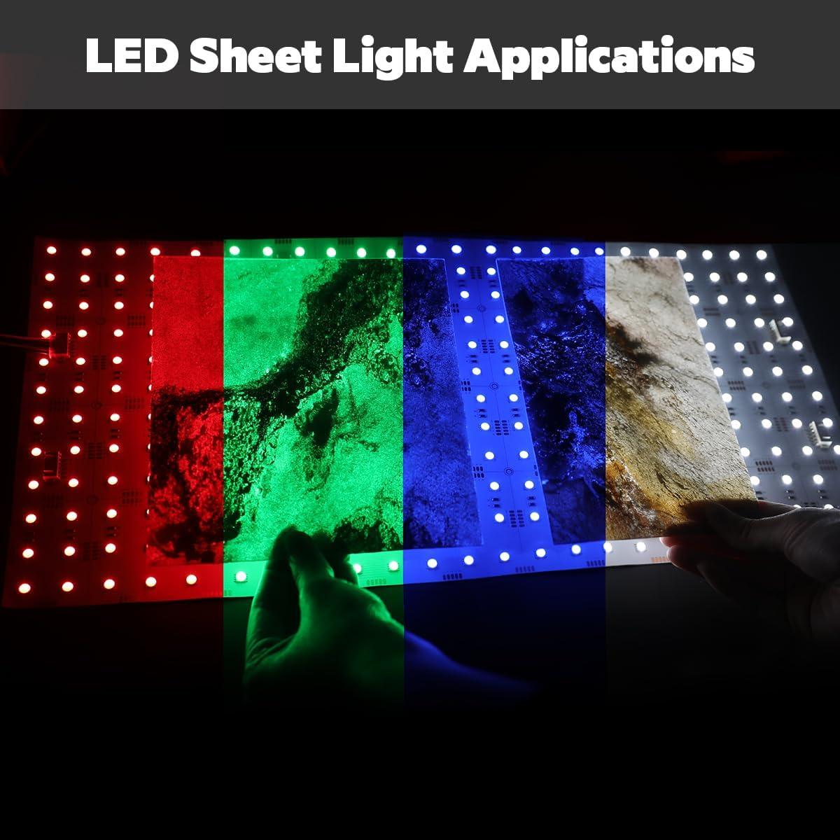 Hoja LED RGBW Regulable 24V 480x240mm SuperlightingLED