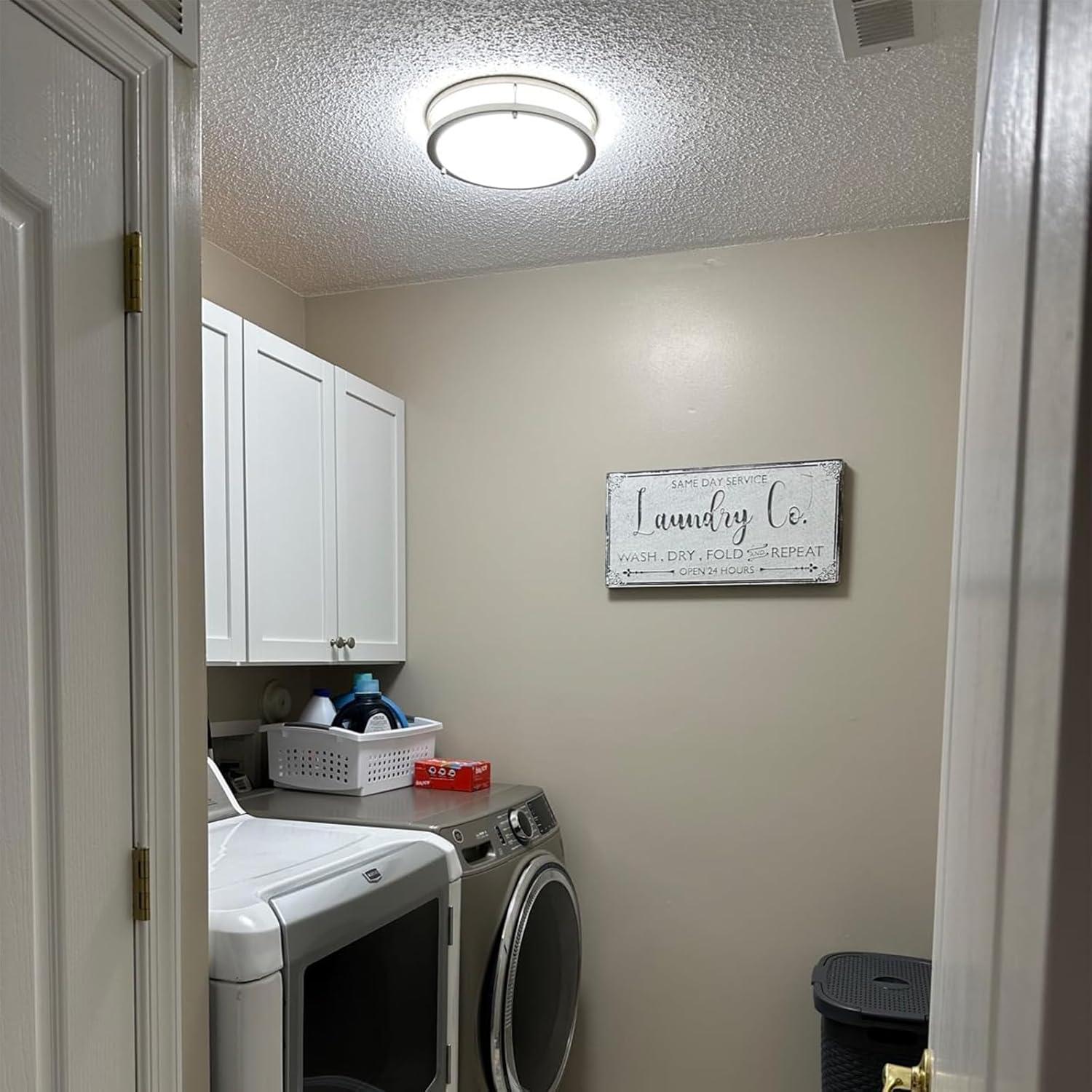 Luz de Techo LED Kalium 33 cm con Control Remoto 24W Ajustable