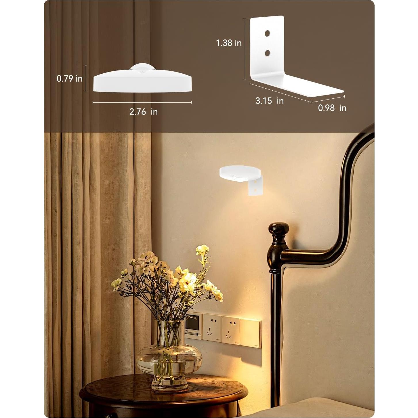 Luces Puck Recargables Aokpsrt 6PCS RGB 1500mAh para Cuadros