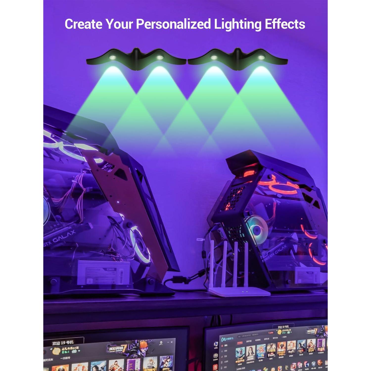 Luz de Pared LED RGB ZYSHEN - Control APP y Voz, USB