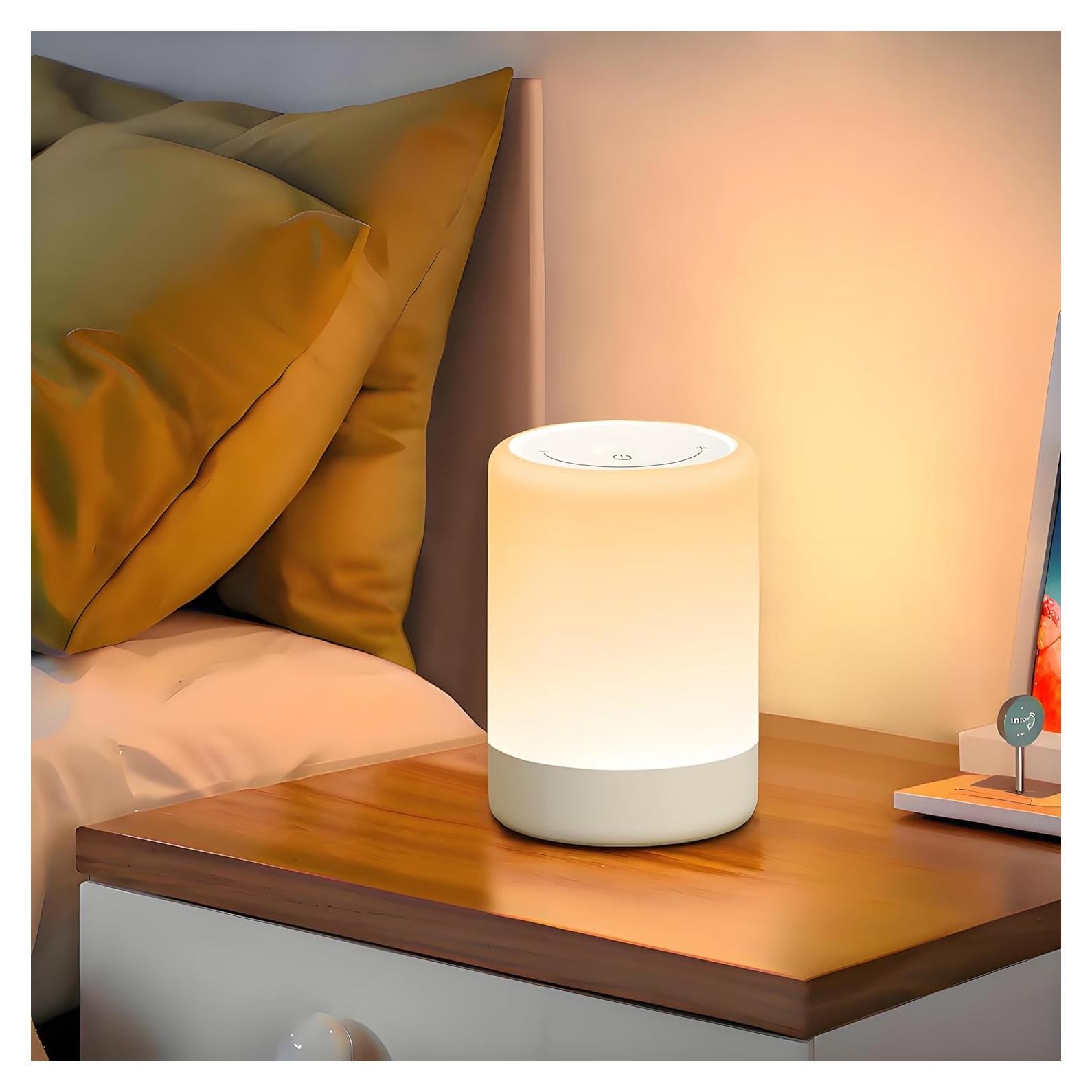 Luz Nocturna Táctil YUNJAYI 256 Colores RGB Recargable 2200mAh