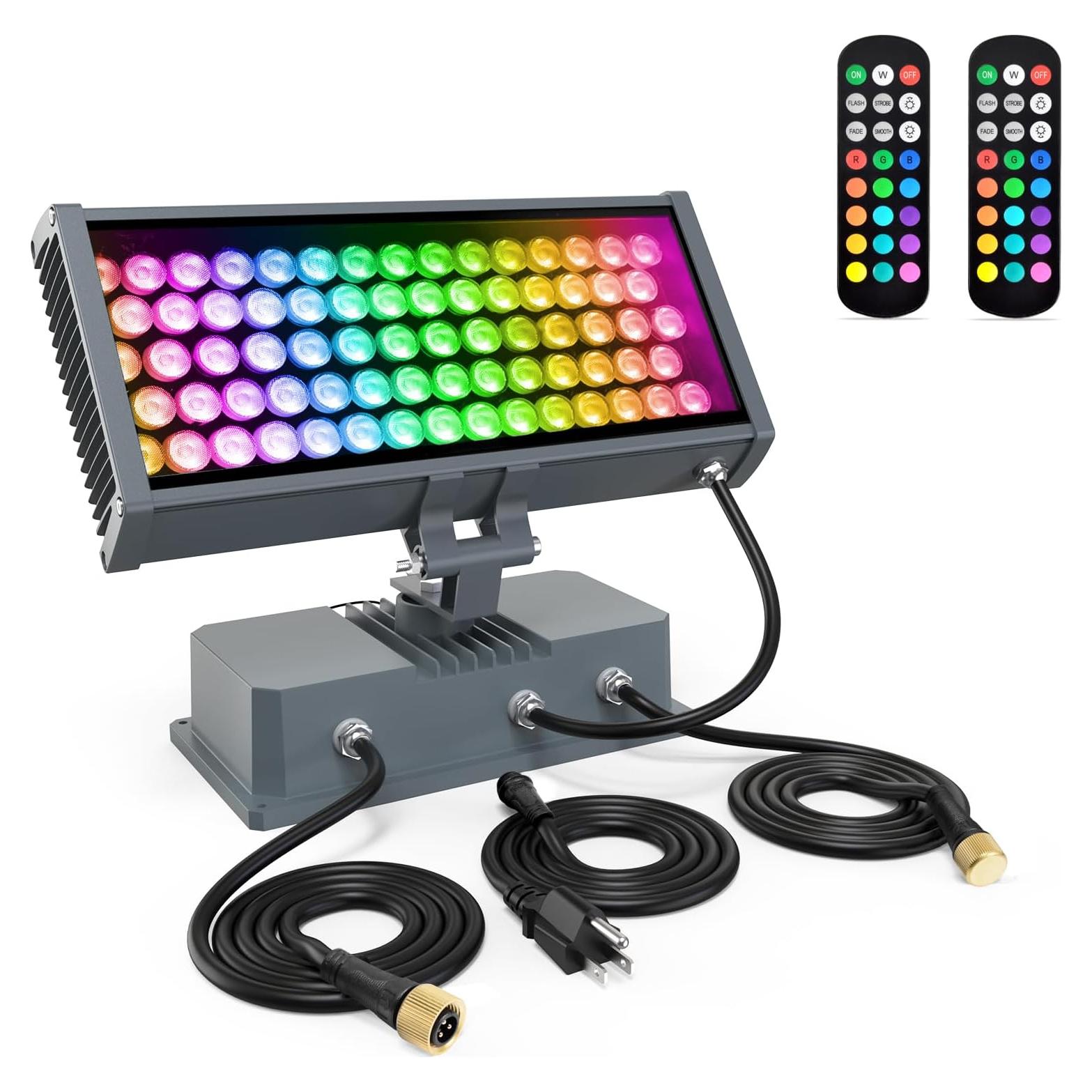 Luz de Lavado de Pared LED 288W ATCD RGBW Enlazable 28800LM