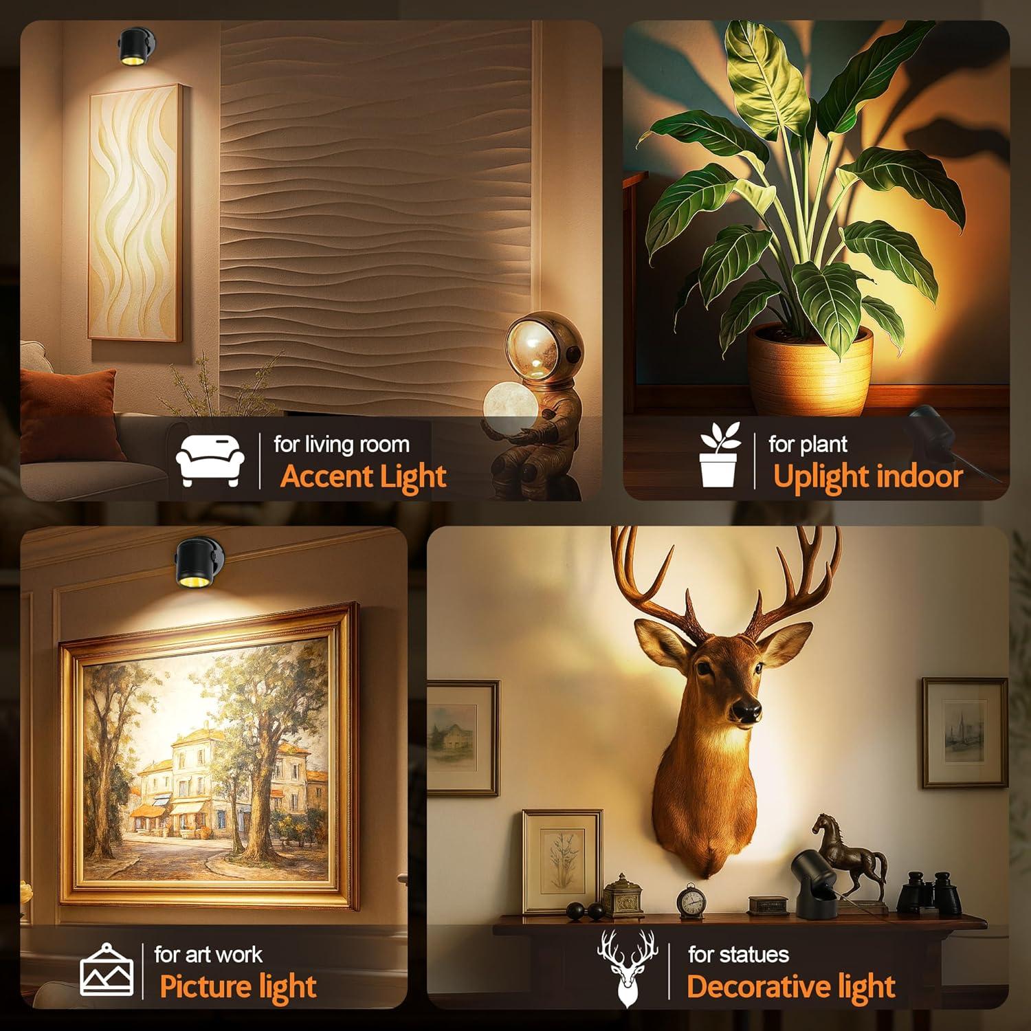 Foco LED Regulable Kandicyar 7W con Control Remoto 3CCT