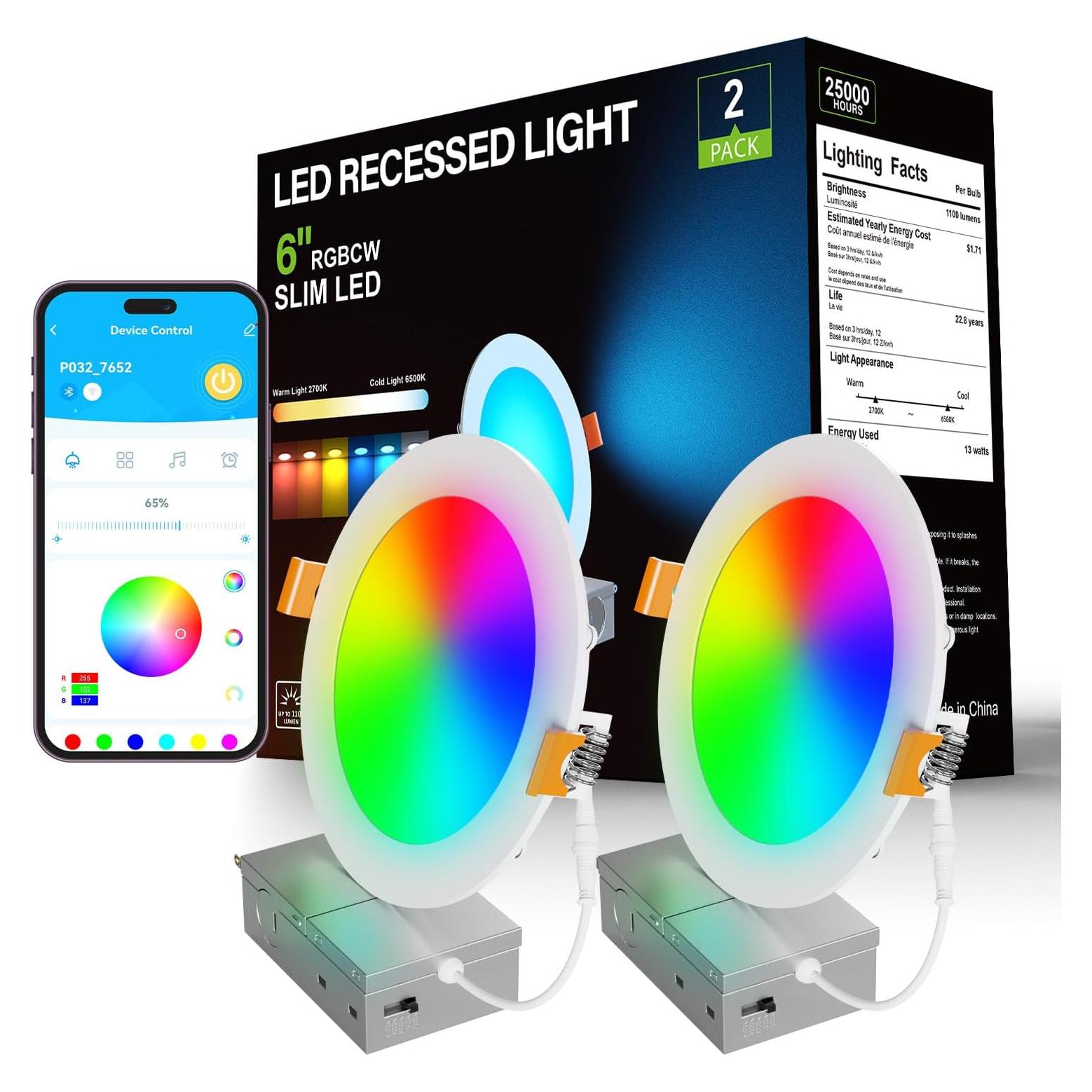 Luz de Techo Inteligente WiFi DAYBETTER 6" Regulable LED