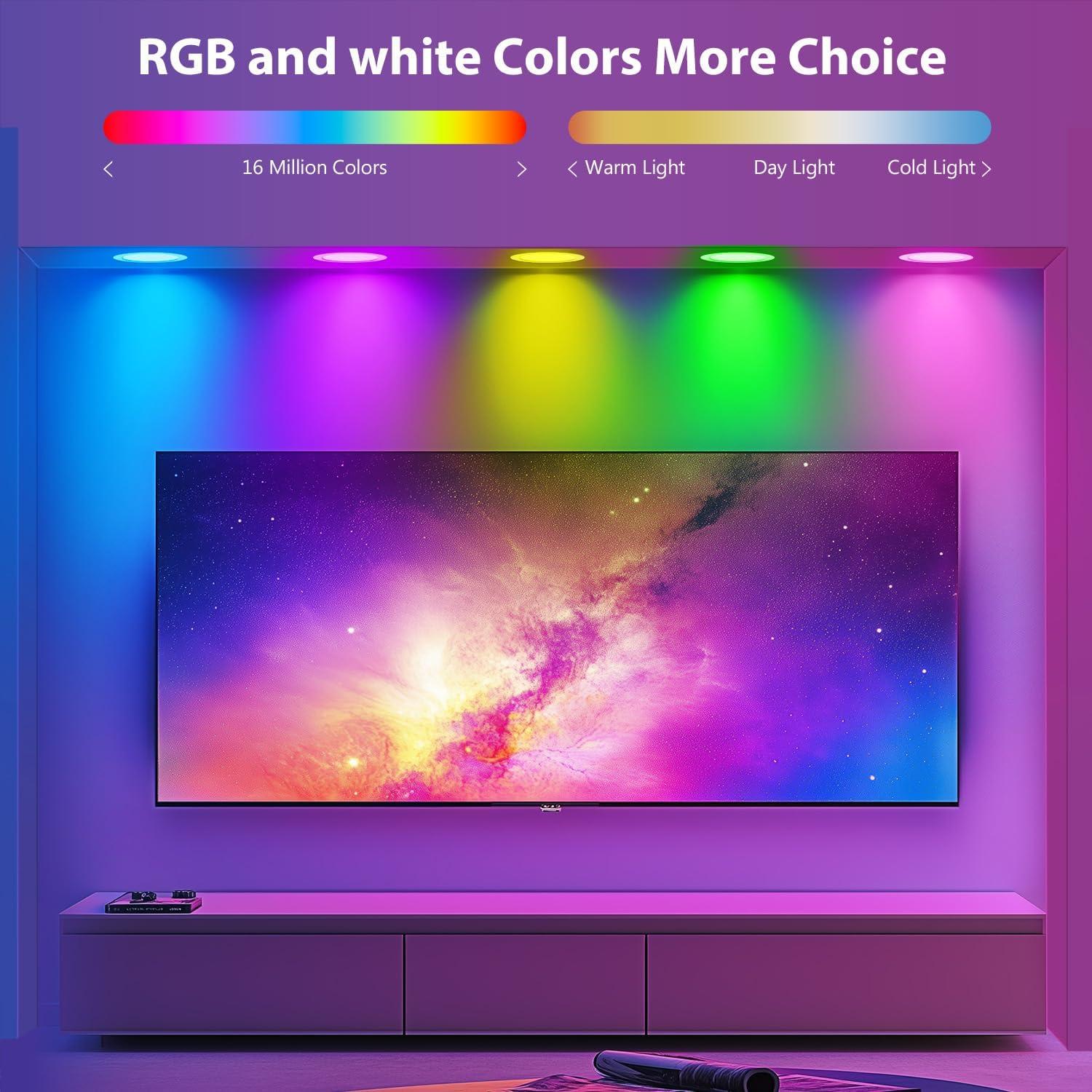 Luz de Techo Inteligente WiFi DAYBETTER 6" Regulable LED