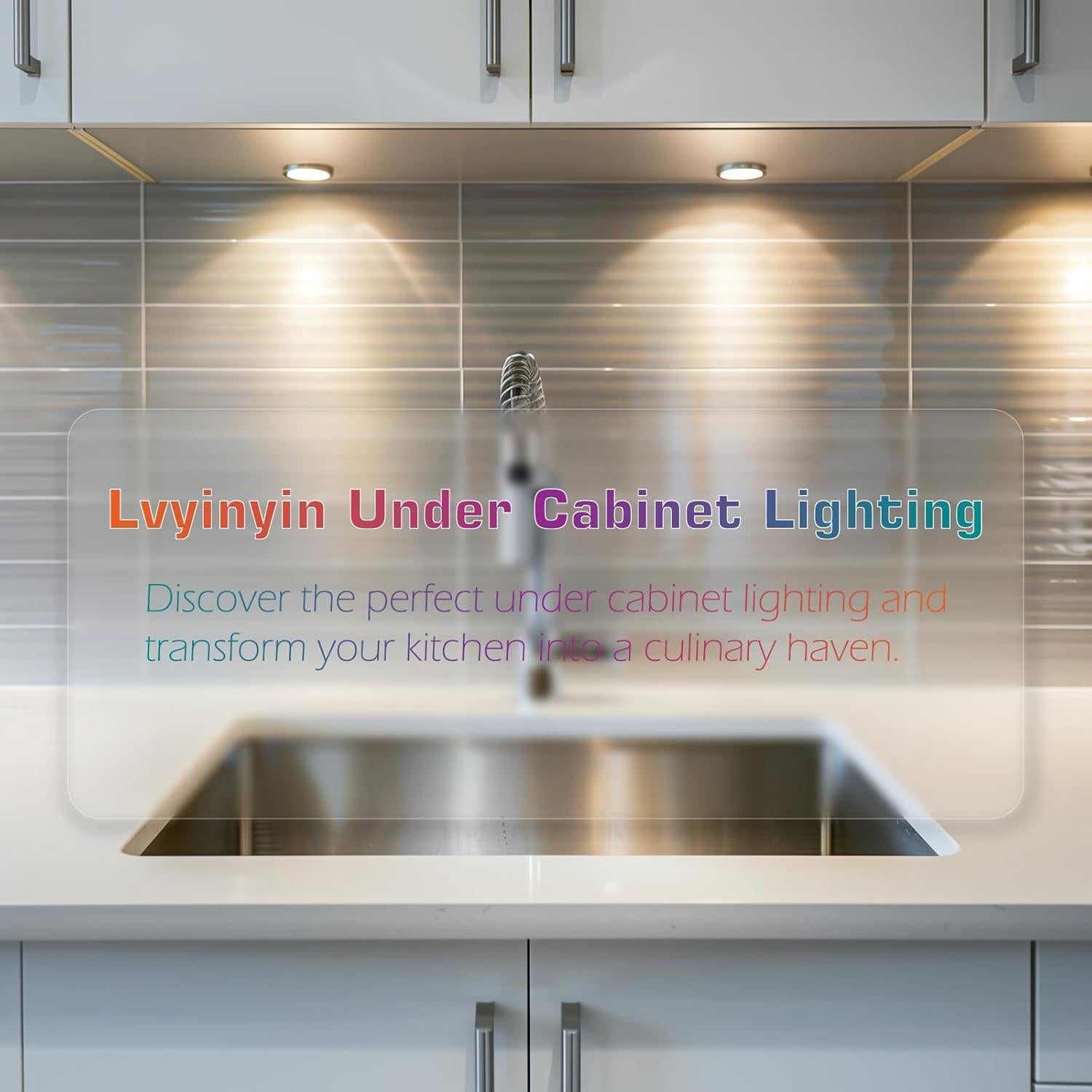 Kit de 10 Luces LED RGBWW Lvyinyin para Decoración