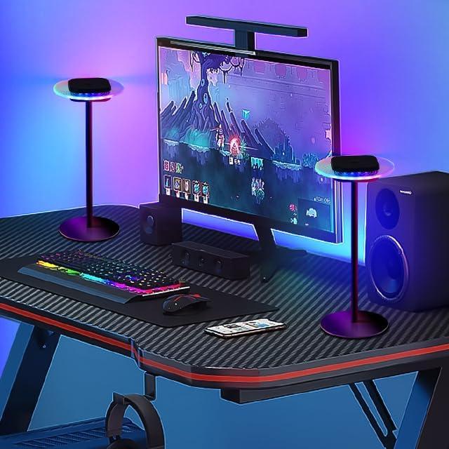 Lámpara de Mesa LED Inalámbrica LOFTEK - Carga USB RGB 4 Modos