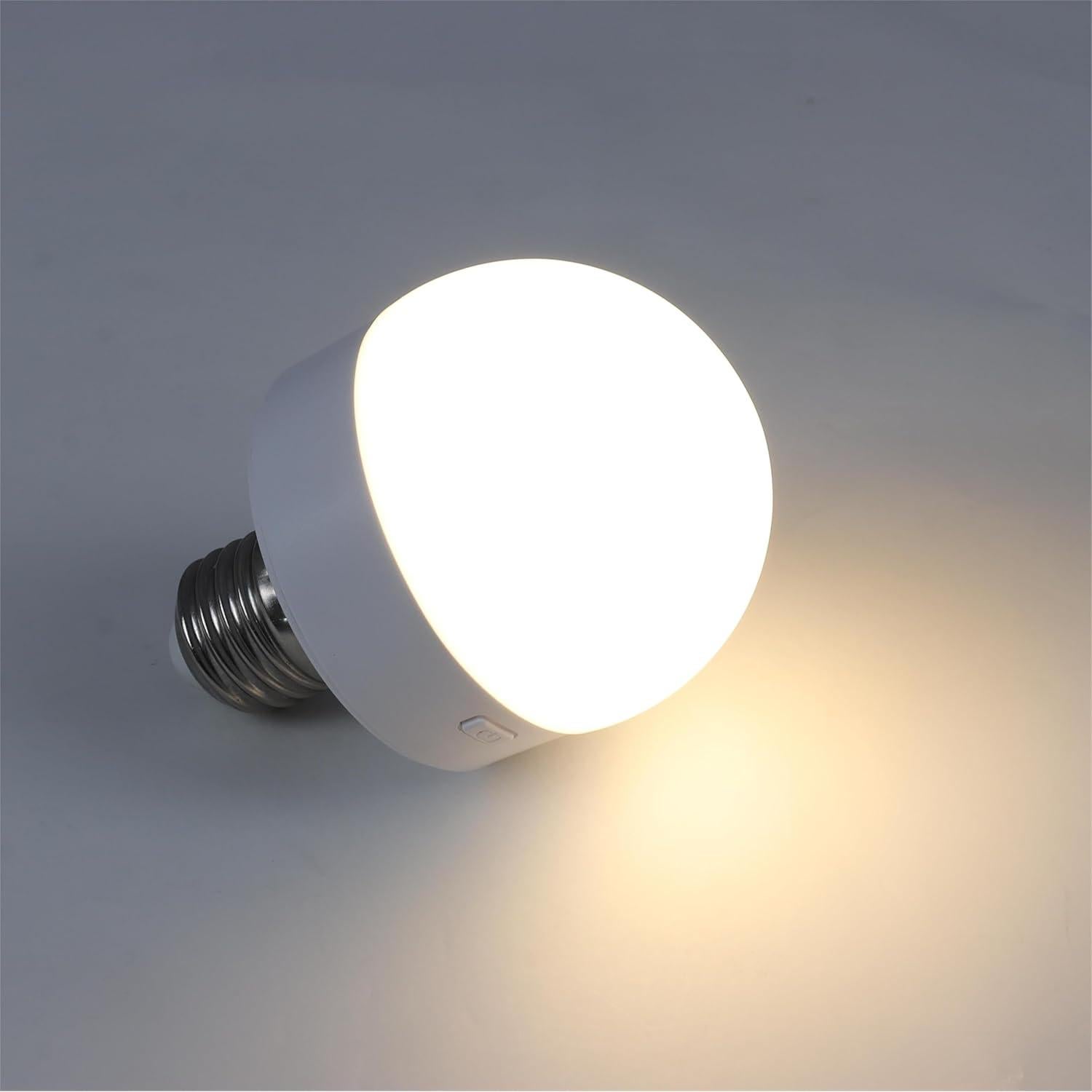Bombilla LED recargable E26 EIDEARAY con control remoto 12 colores