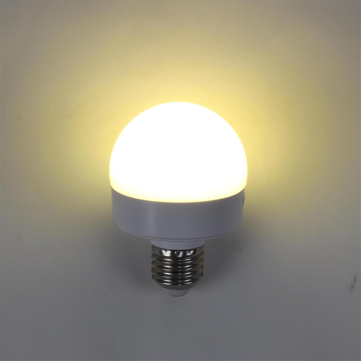 Bombilla LED recargable E26 EIDEARAY con control remoto 12 colores