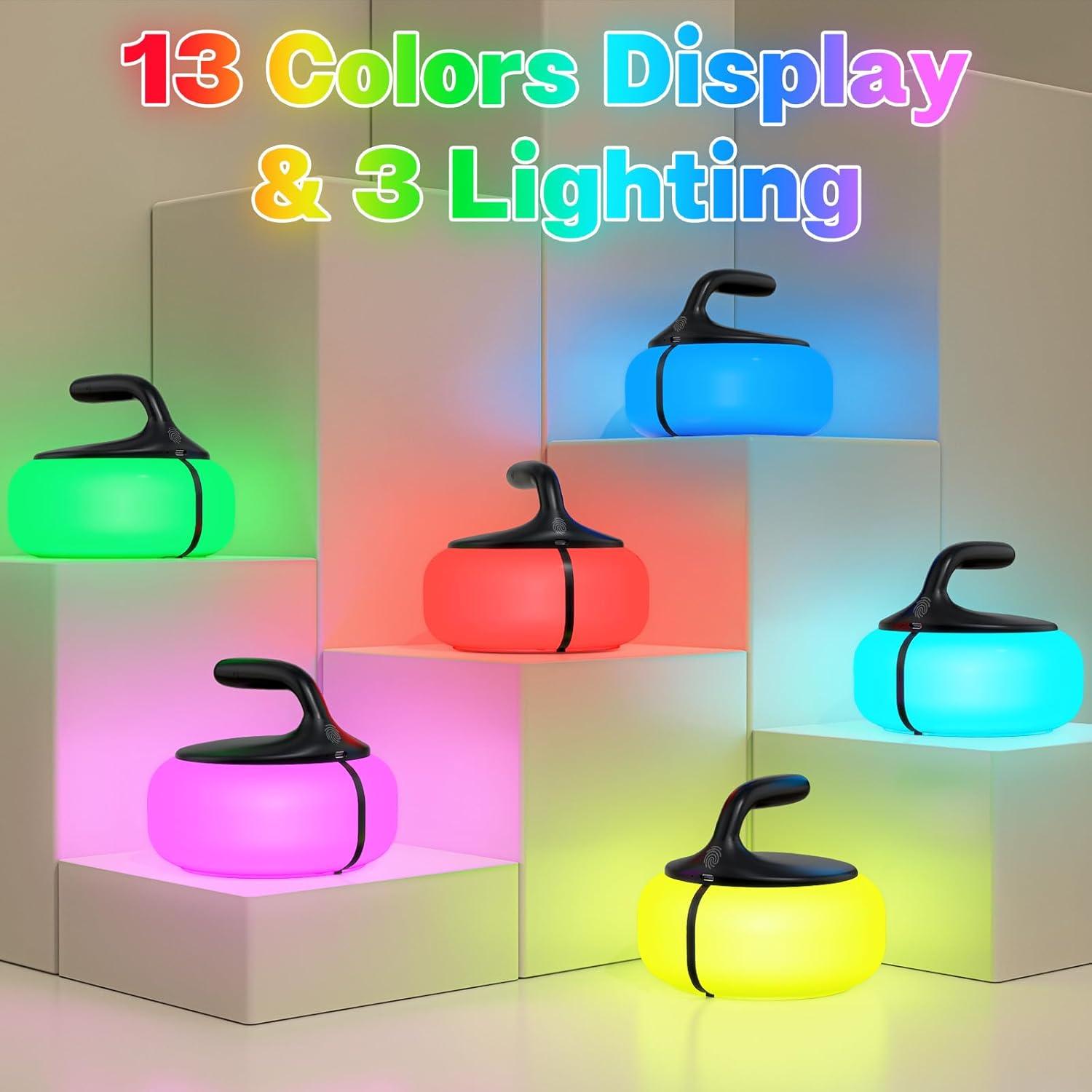 Lámpara de Mesa COZOO RGB Recargable 6000mAh Luz Nocturna